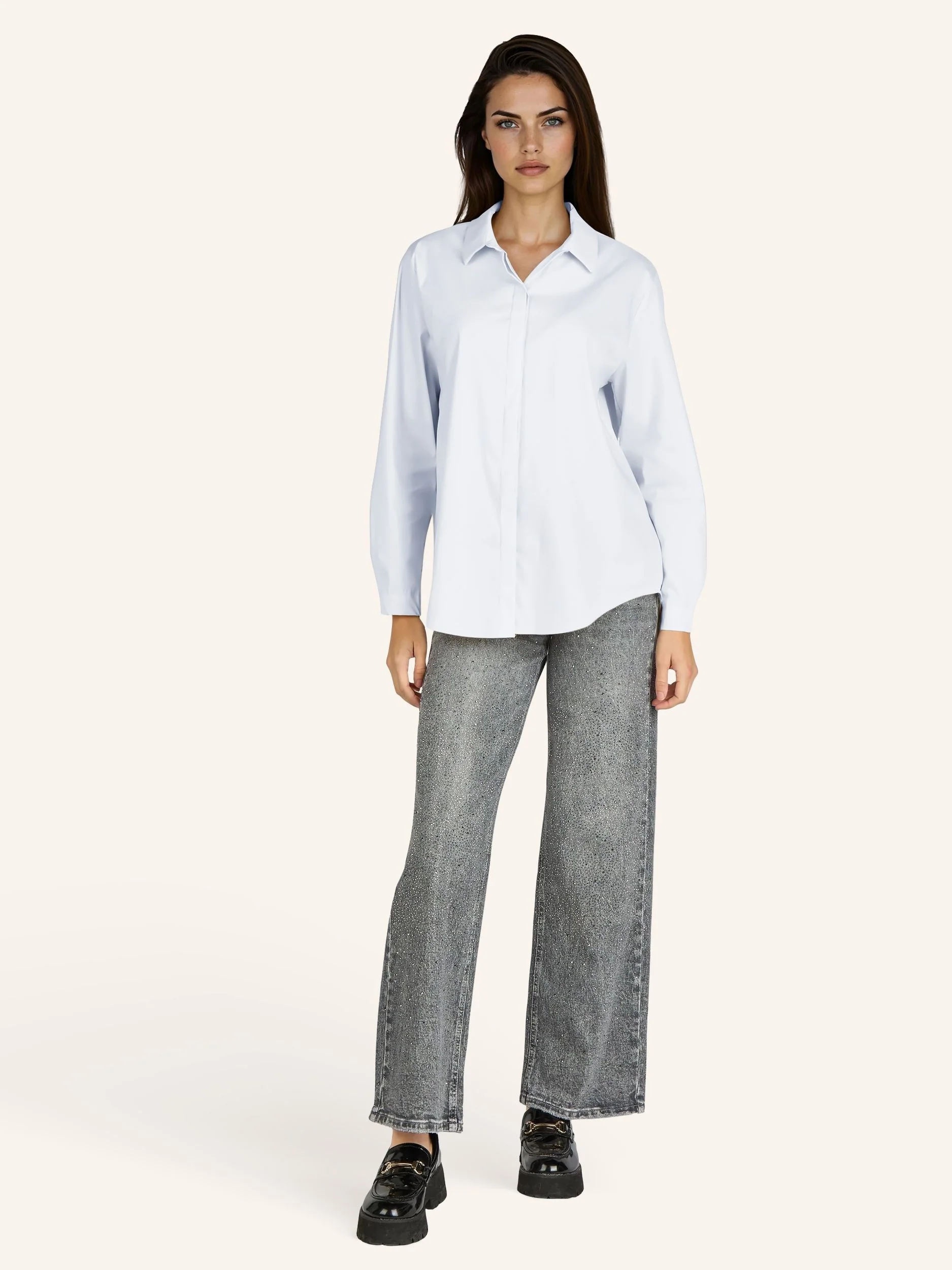 Bluse mit verdeckter Knopfleiste - Image 31
