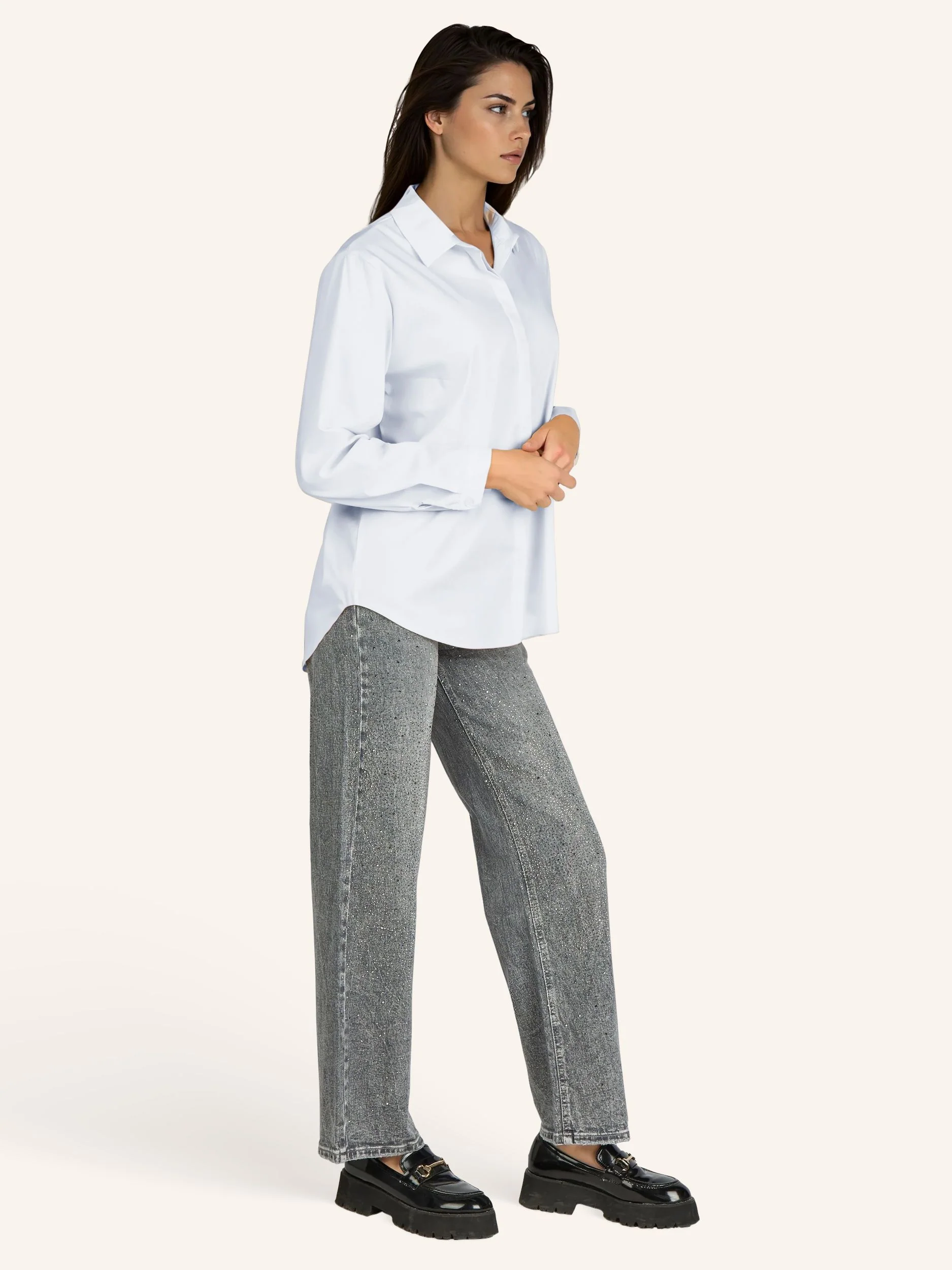 Bluse mit verdeckter Knopfleiste - Image 32