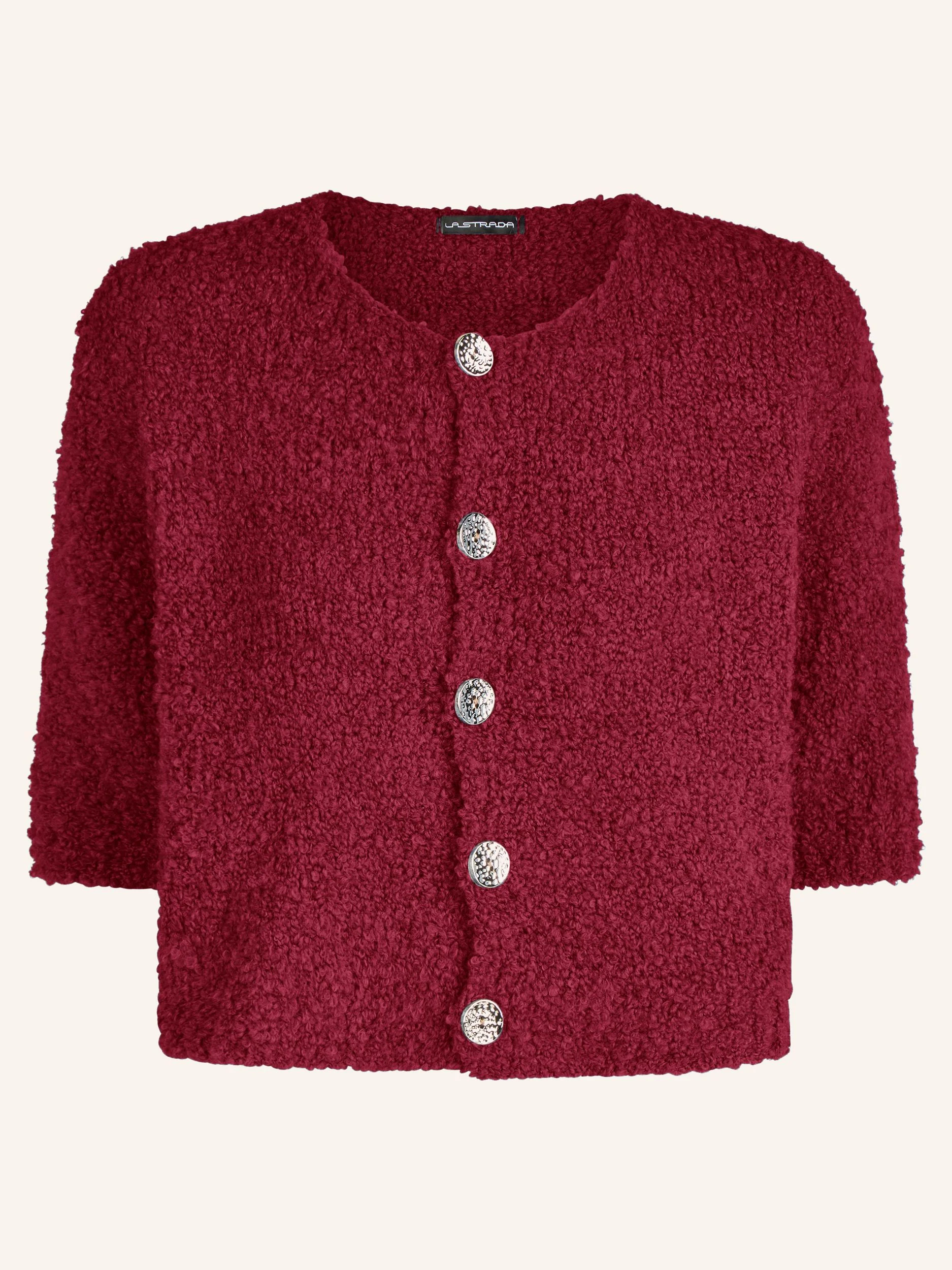 Bouclé-Cardigan kurzarm - Image 10