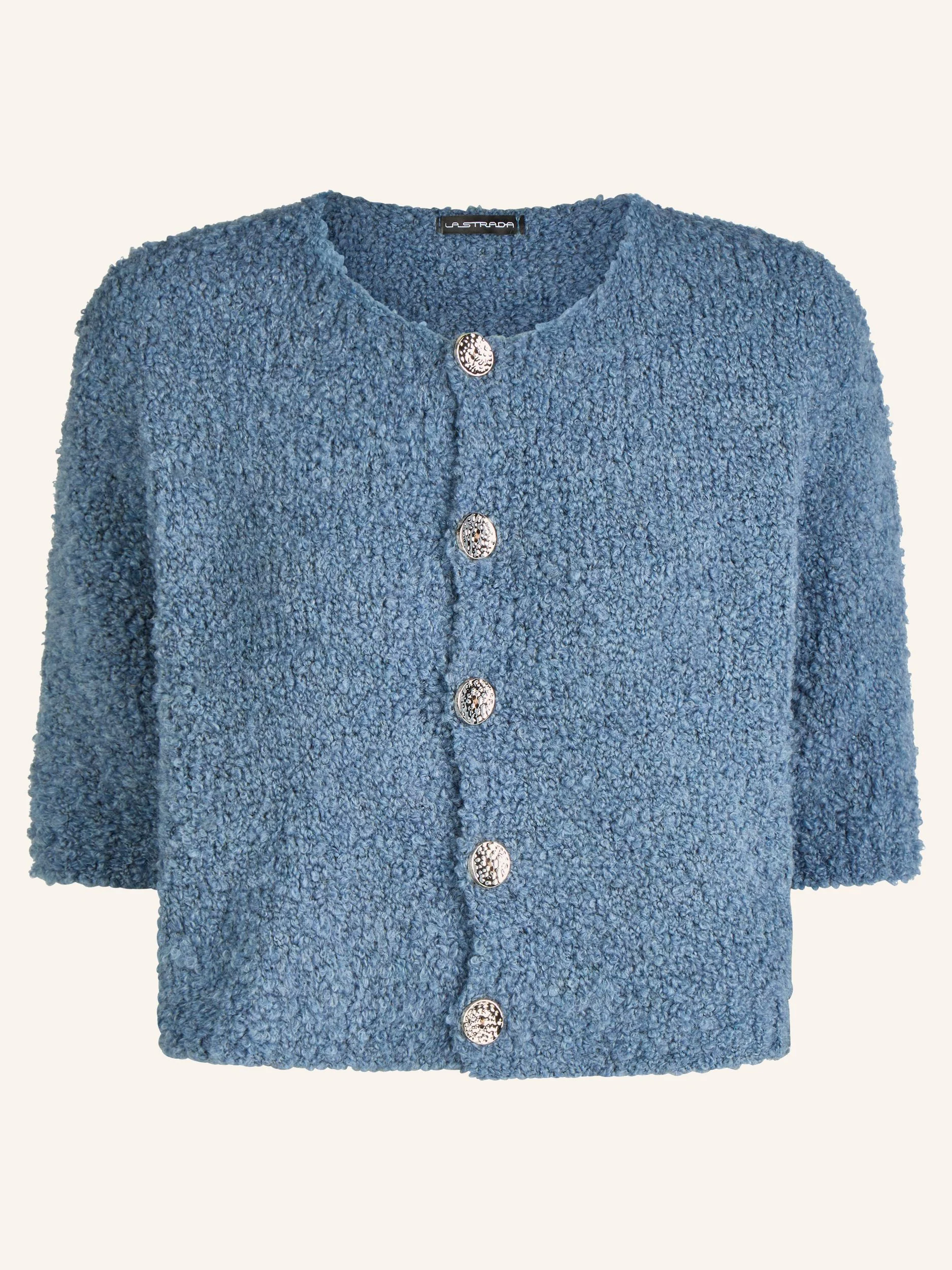 Bouclé-Cardigan kurzarm - Image 22