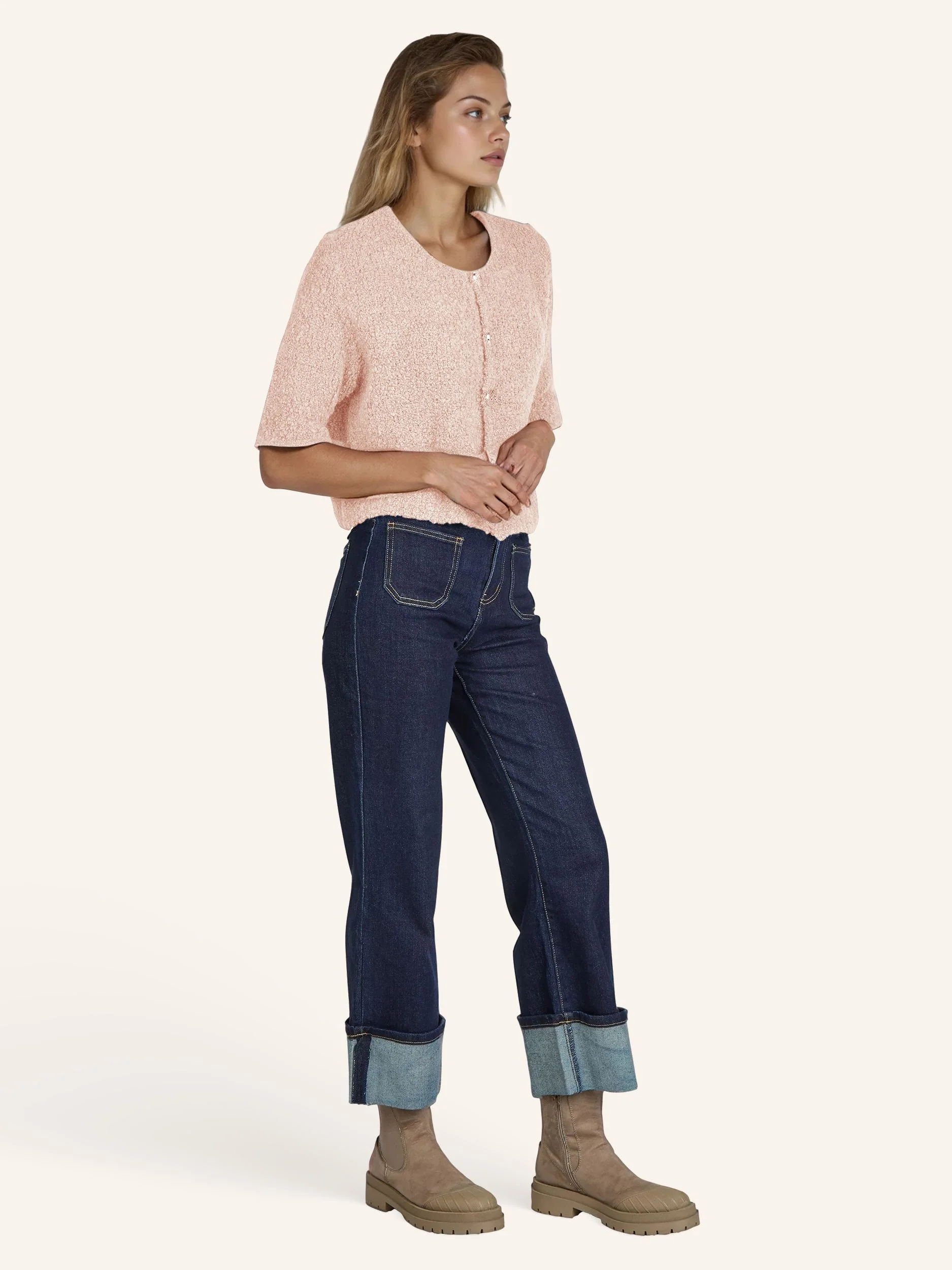 Bouclé-Cardigan kurzarm - Image 26