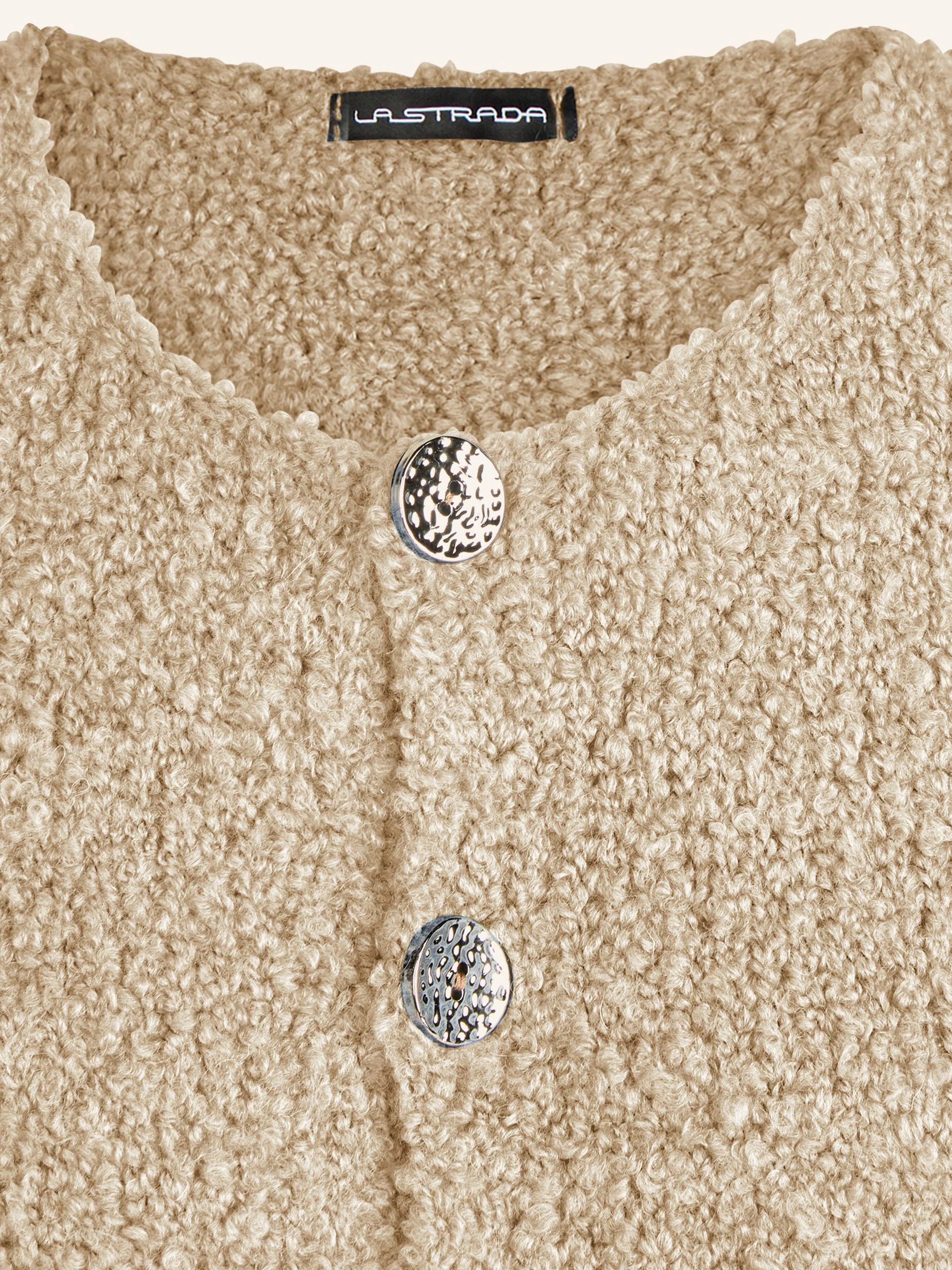 Bouclé-Cardigan kurzarm - Image 6