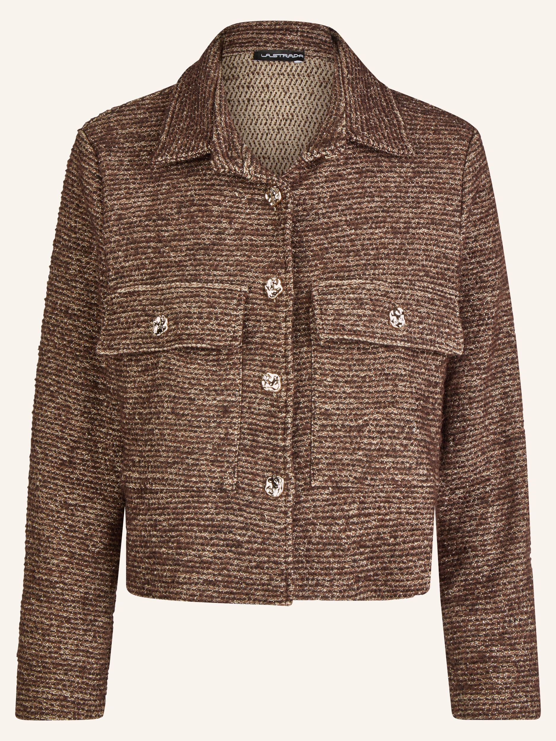 Bouclé-Jacke mit Glitzergarn - Image 10