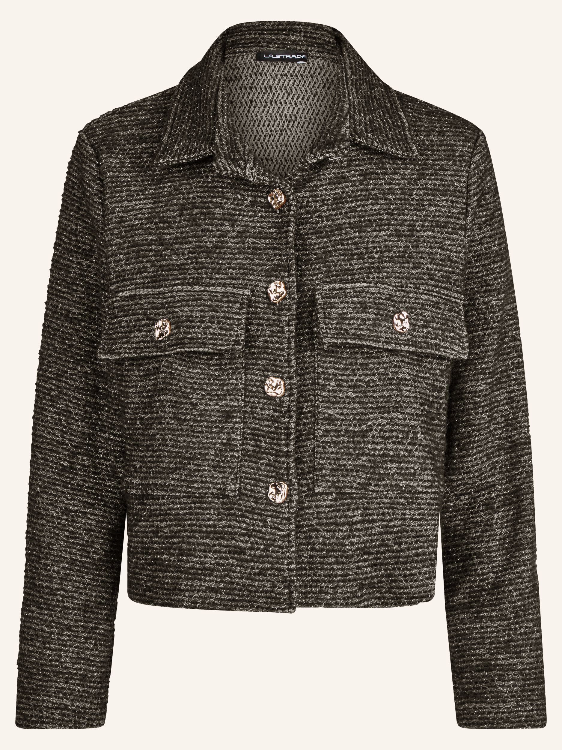 Bouclé-Jacke mit Glitzergarn - Image 16