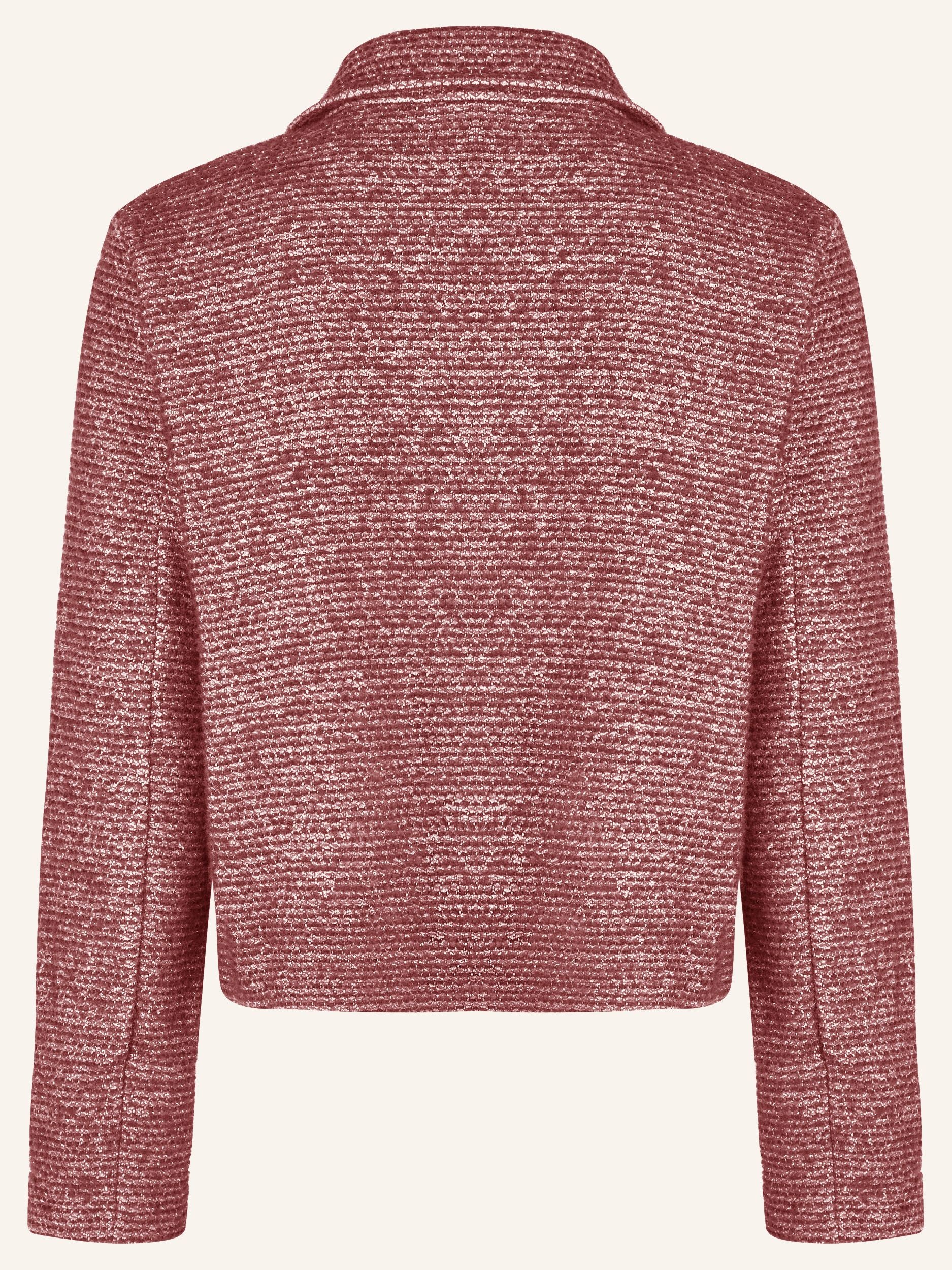 Bouclé-Jacke mit Glitzergarn - Image 5