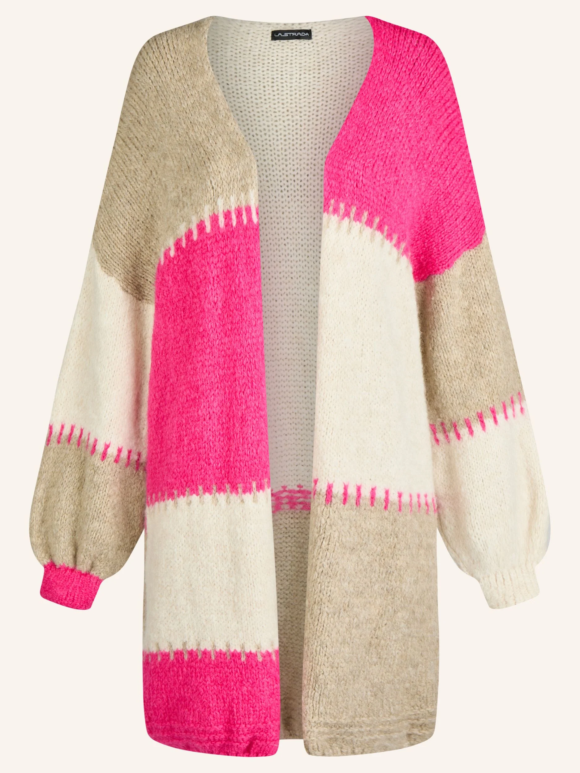 Colorblock Strickjacke - Image 10