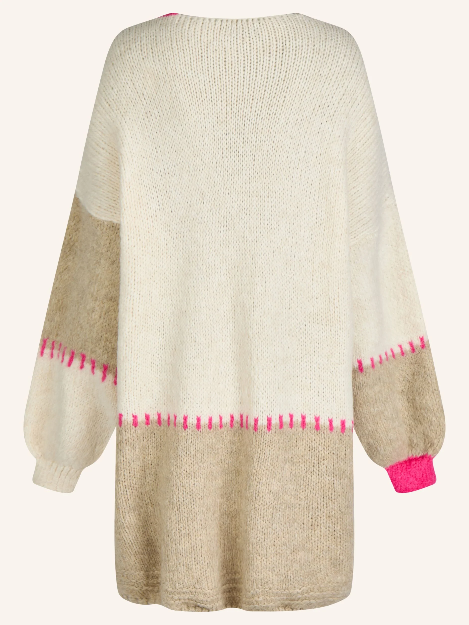 Colorblock Strickjacke - Image 11