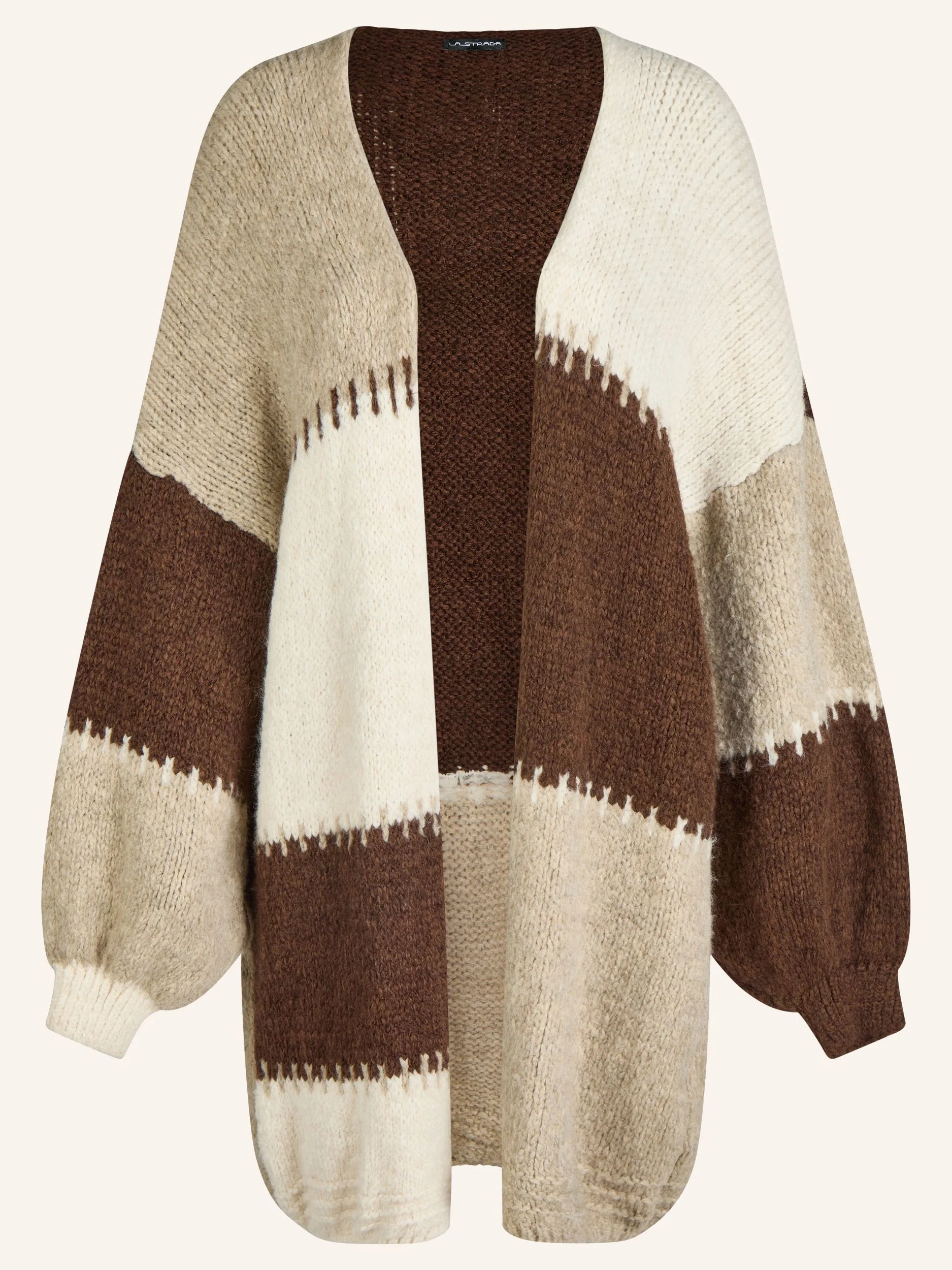 Colorblock Strickjacke - Image 16
