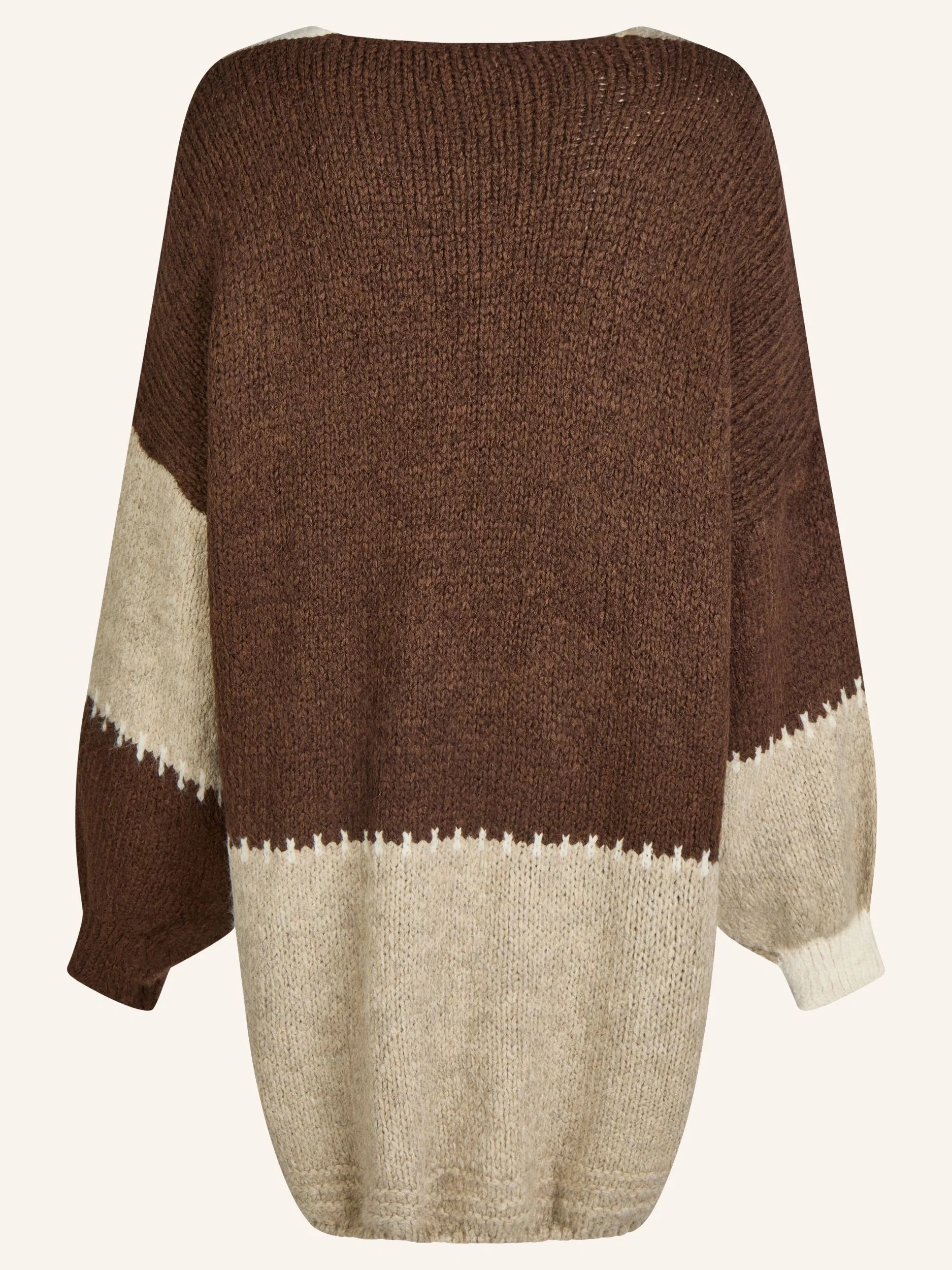 Colorblock Strickjacke - Image 17