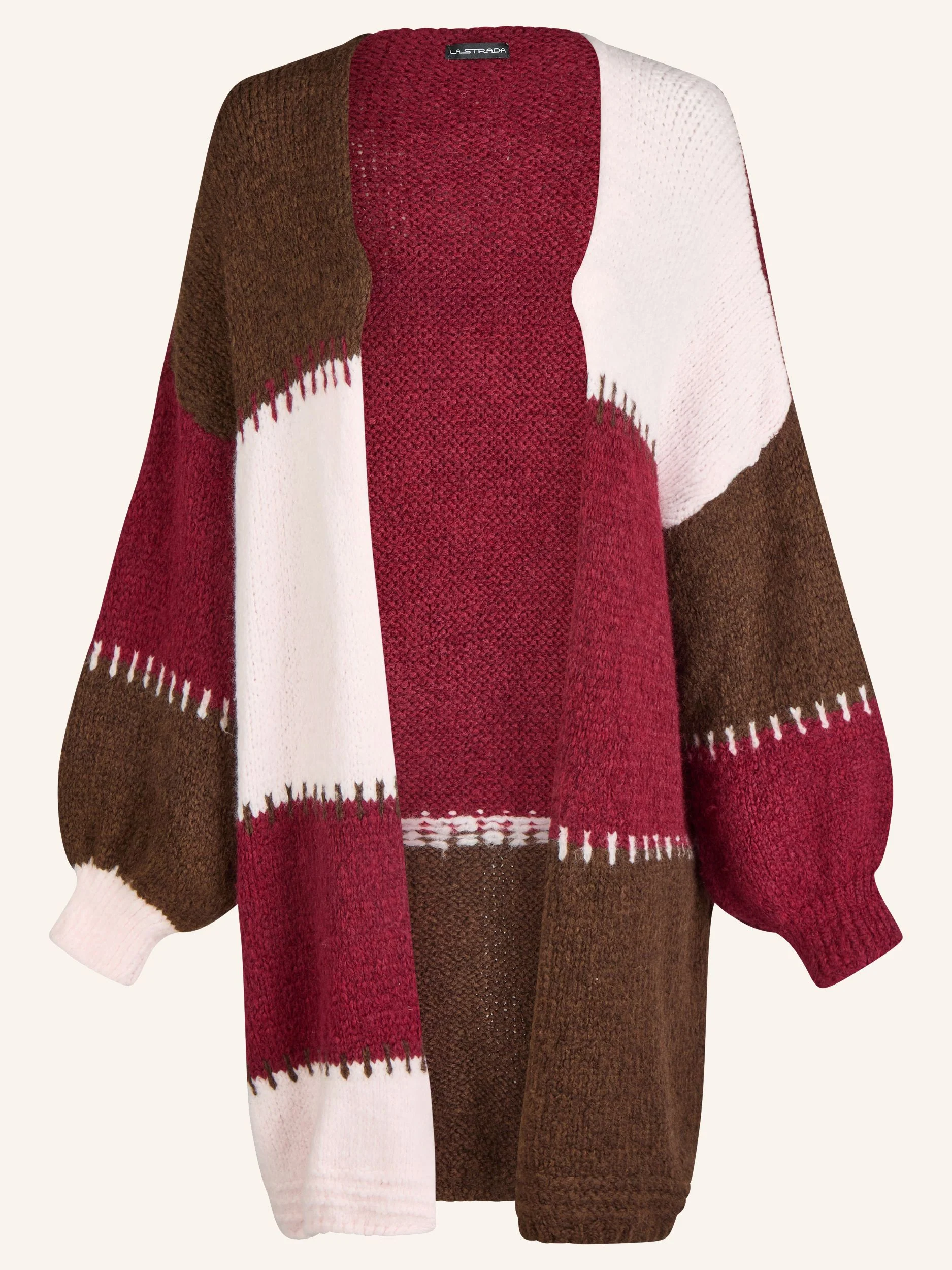 Colorblock Strickjacke - Image 4