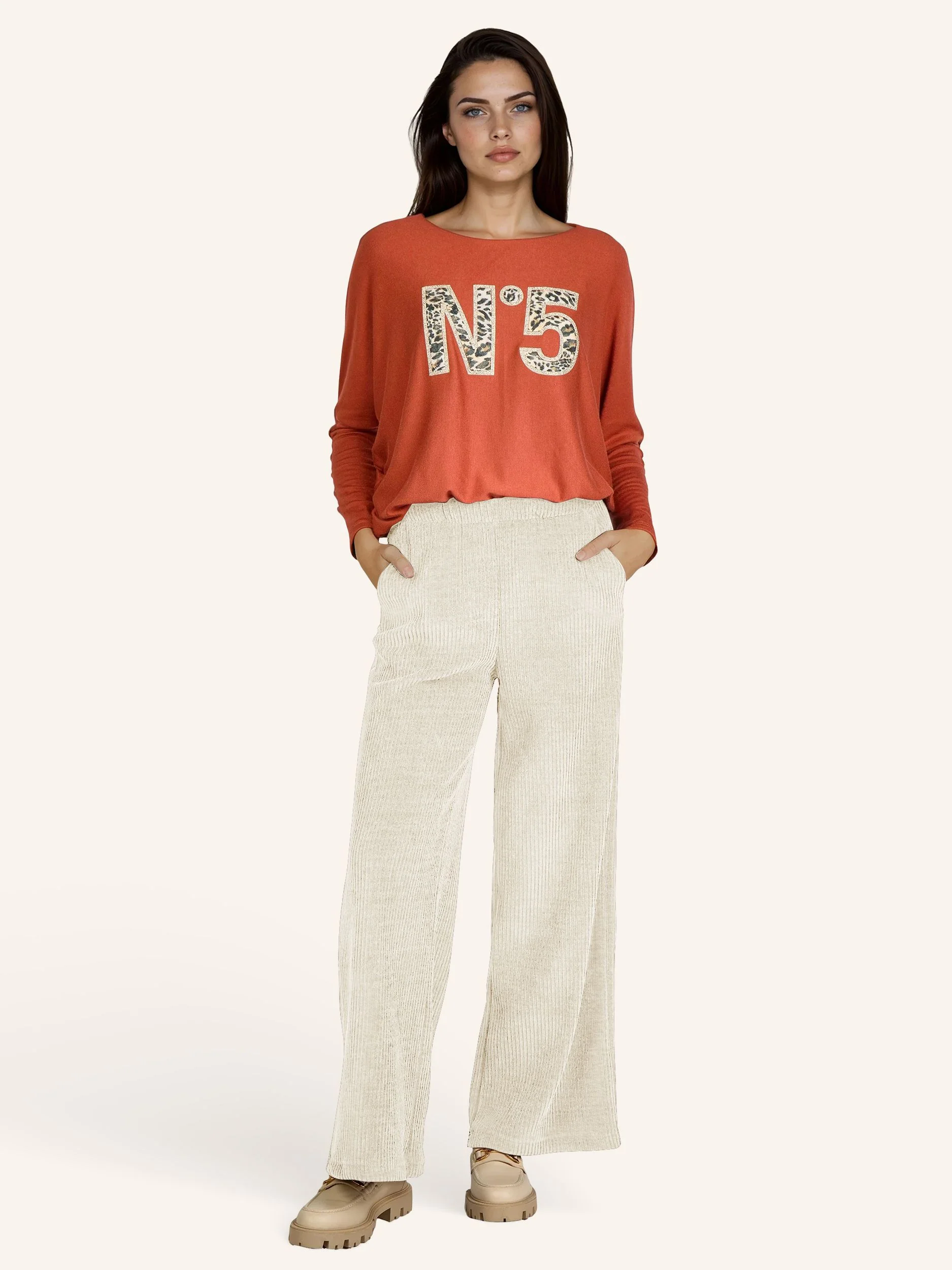 Cordhose mit weitem Bein - Image 19