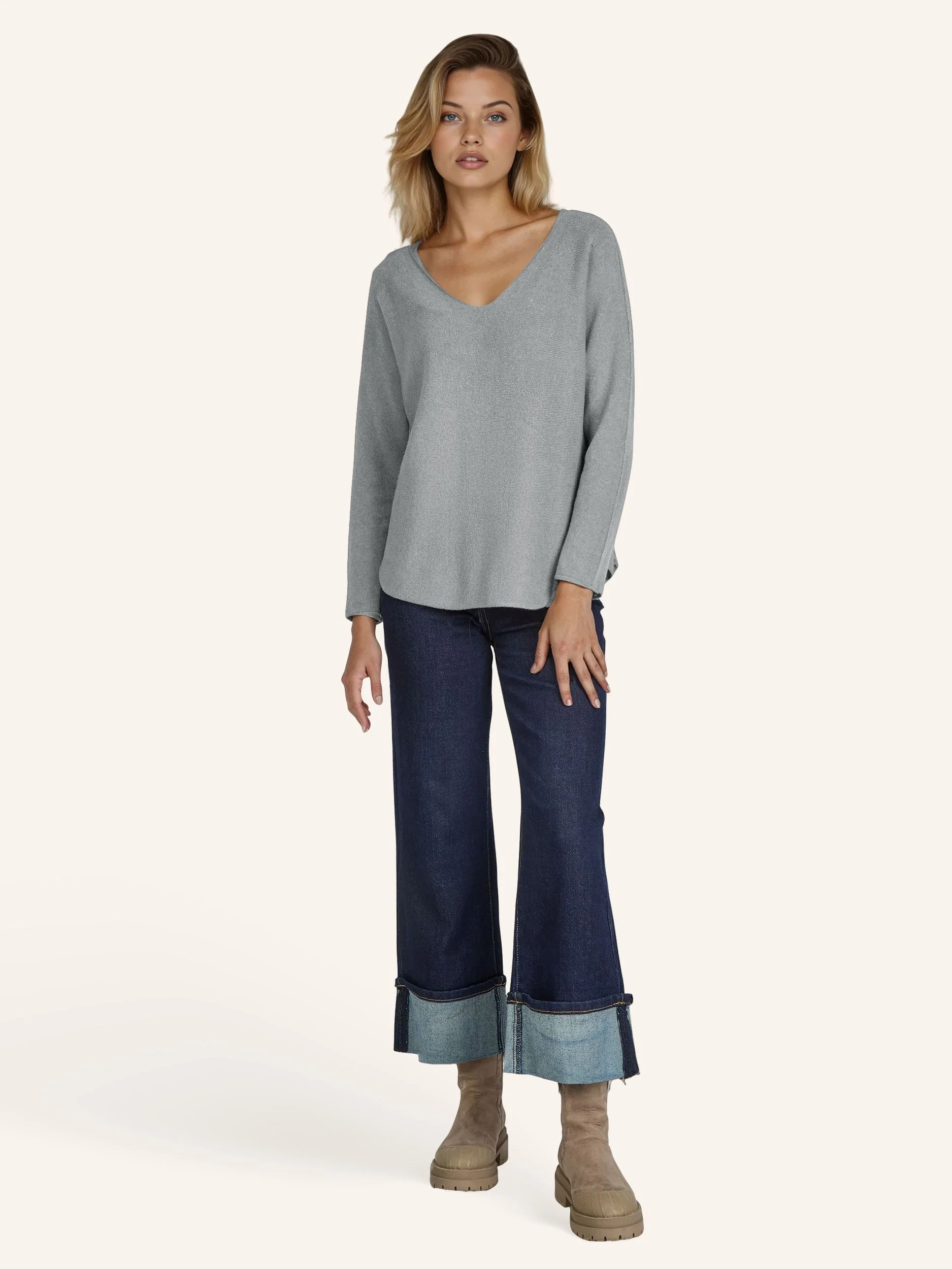 Elegantes Feinstrick-Shirt - Image 25