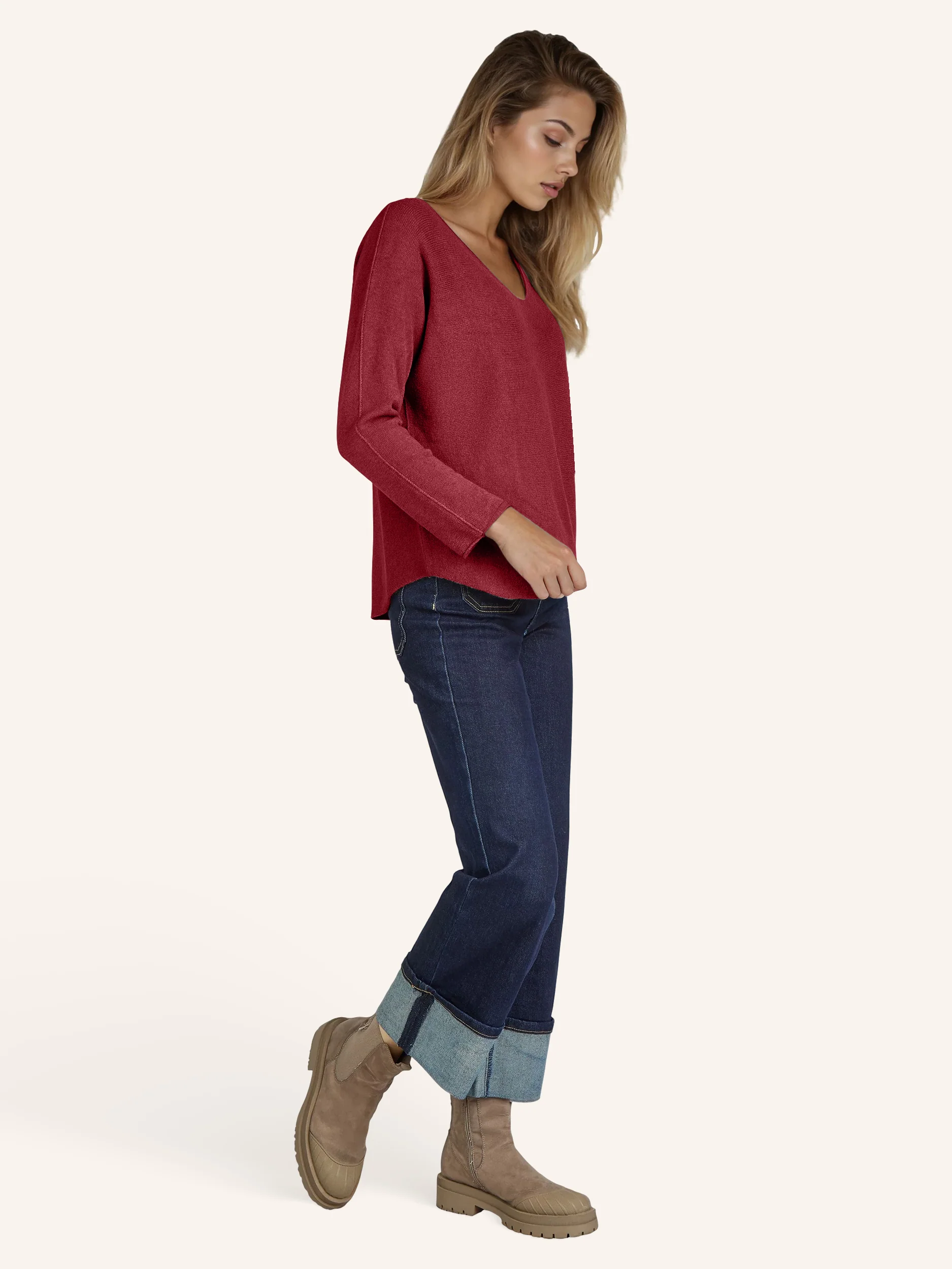 Elegantes Feinstrick-Shirt - Image 38