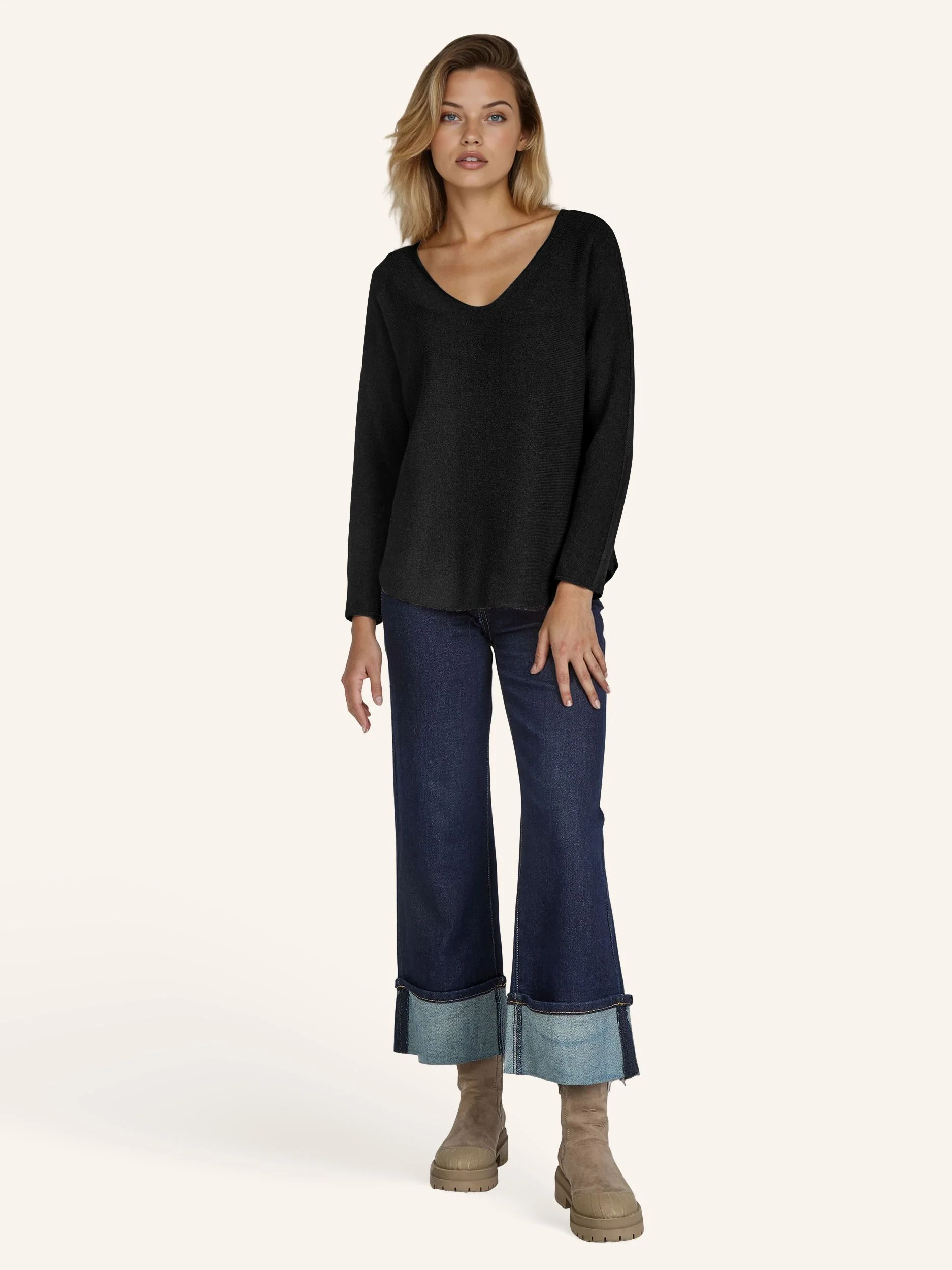 Elegantes Feinstrick-Shirt - Image 49
