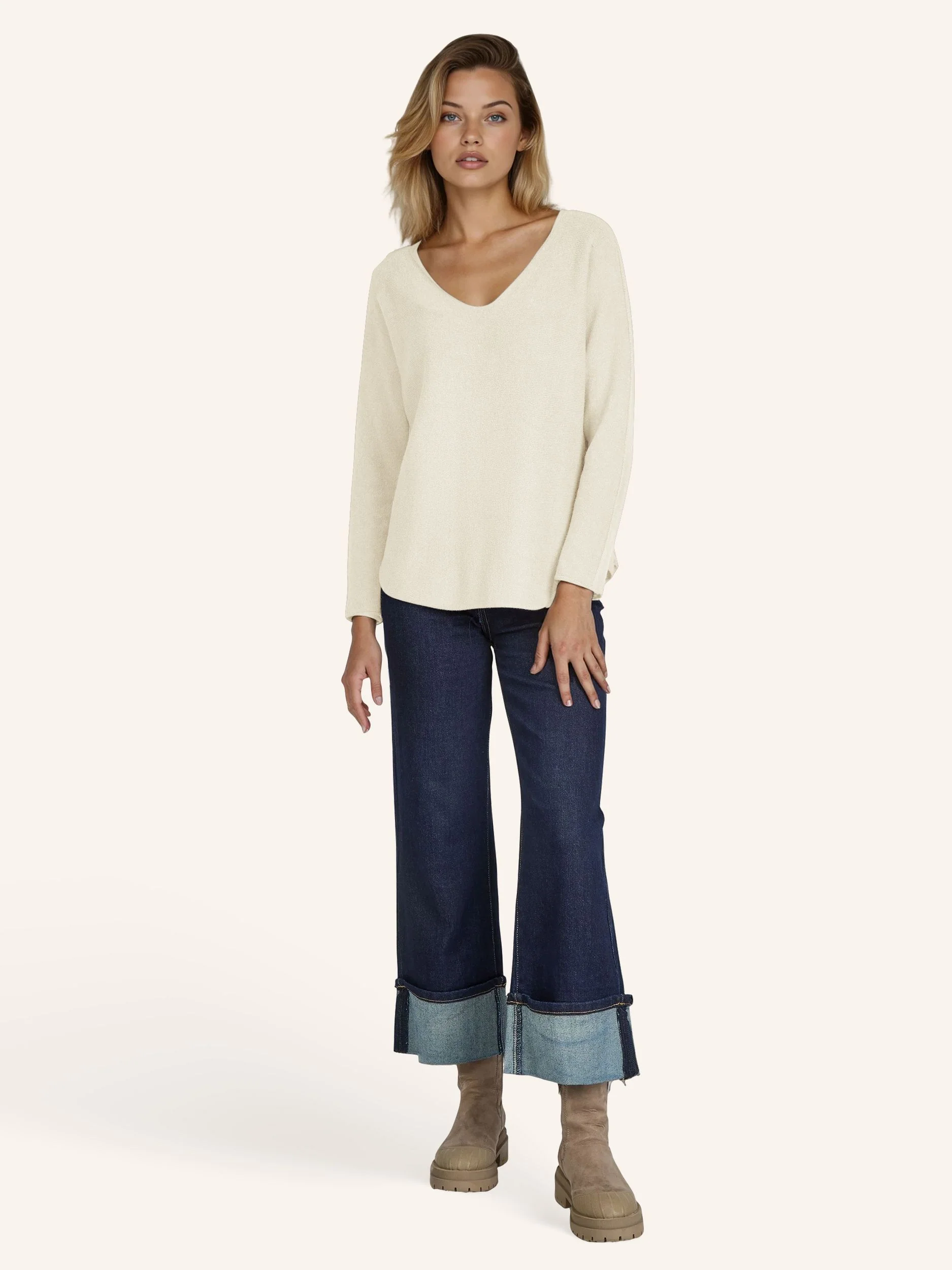 Elegantes Feinstrick-Shirt - Image 55