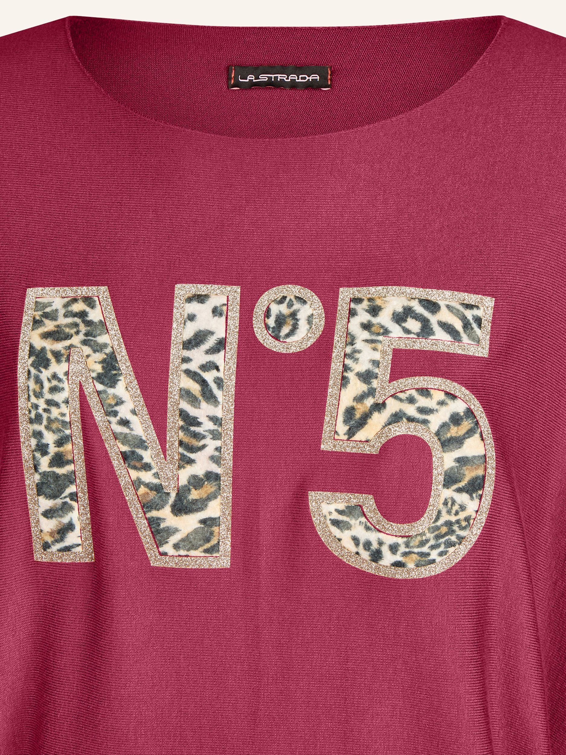Feinstrickpullover mit Animalprint-Applikation - Image 12