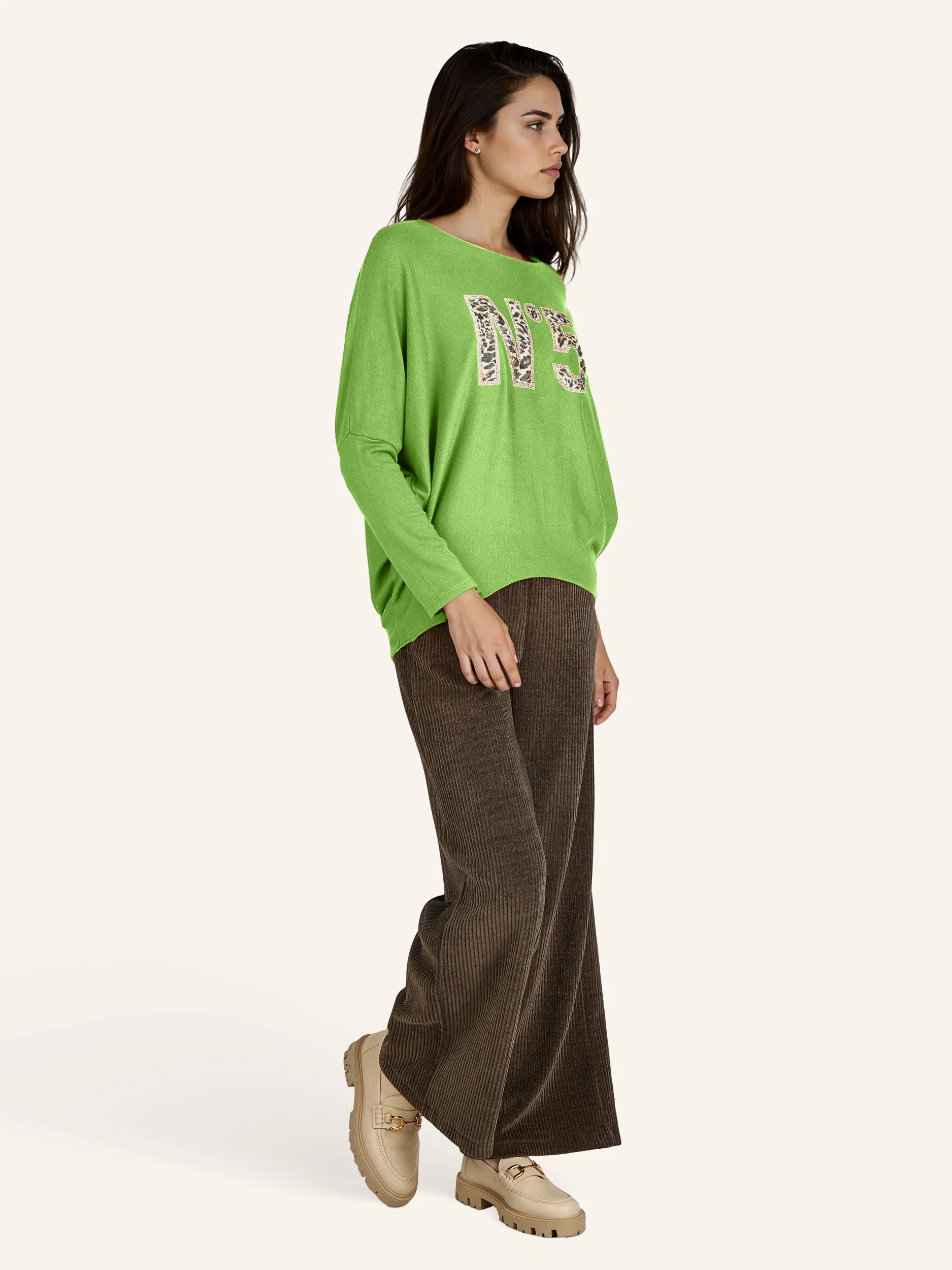 Feinstrickpullover mit Animalprint-Applikation - Image 26