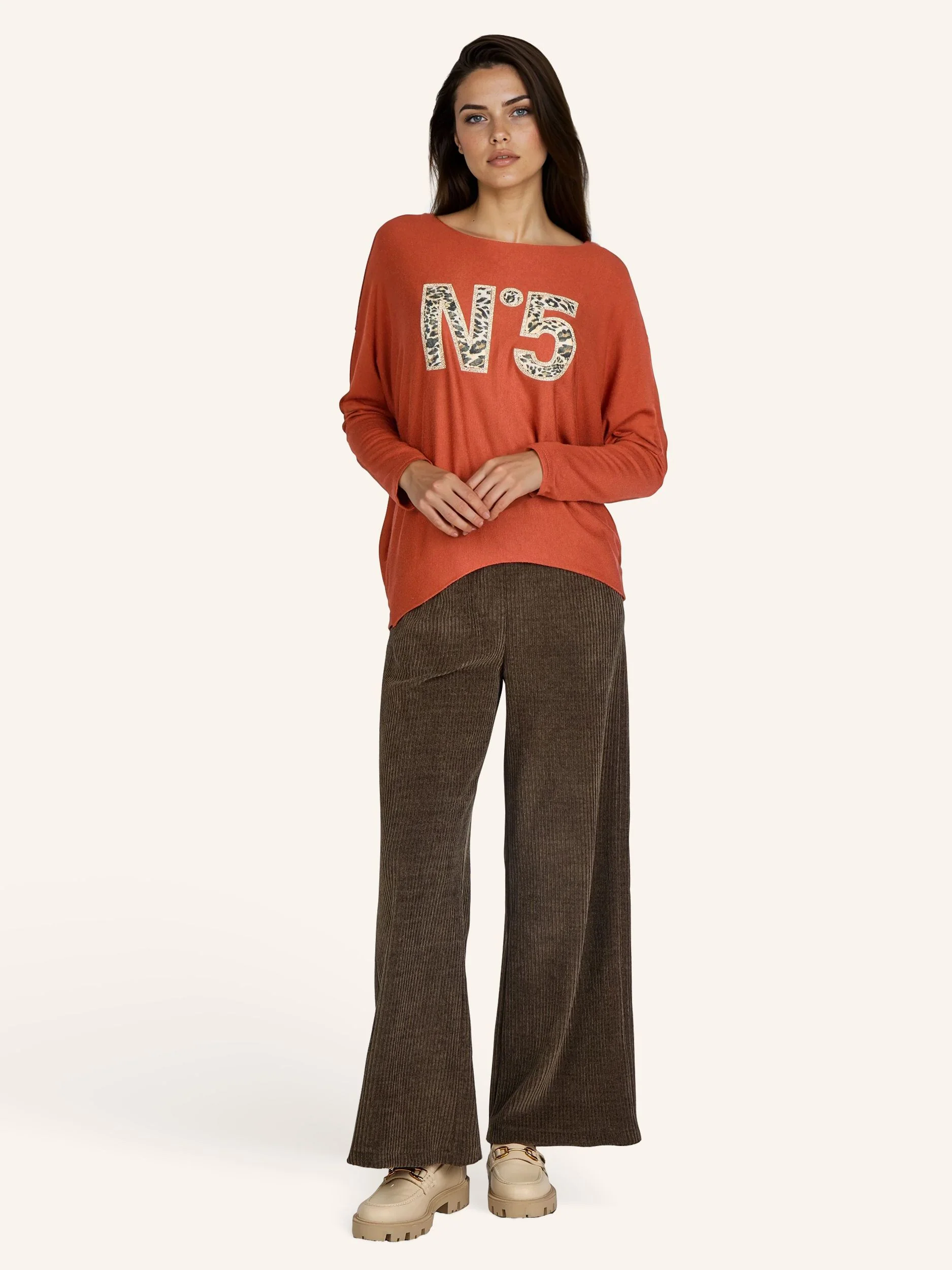 Feinstrickpullover mit Animalprint-Applikation - Image 31