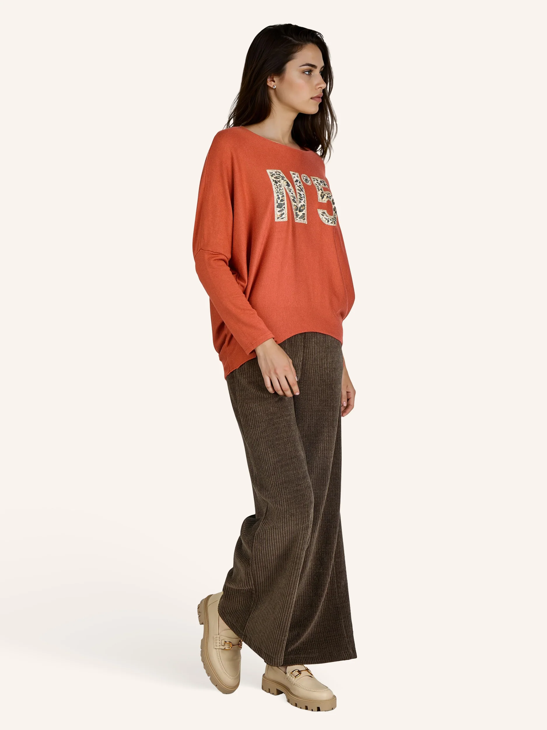 Feinstrickpullover mit Animalprint-Applikation - Image 32
