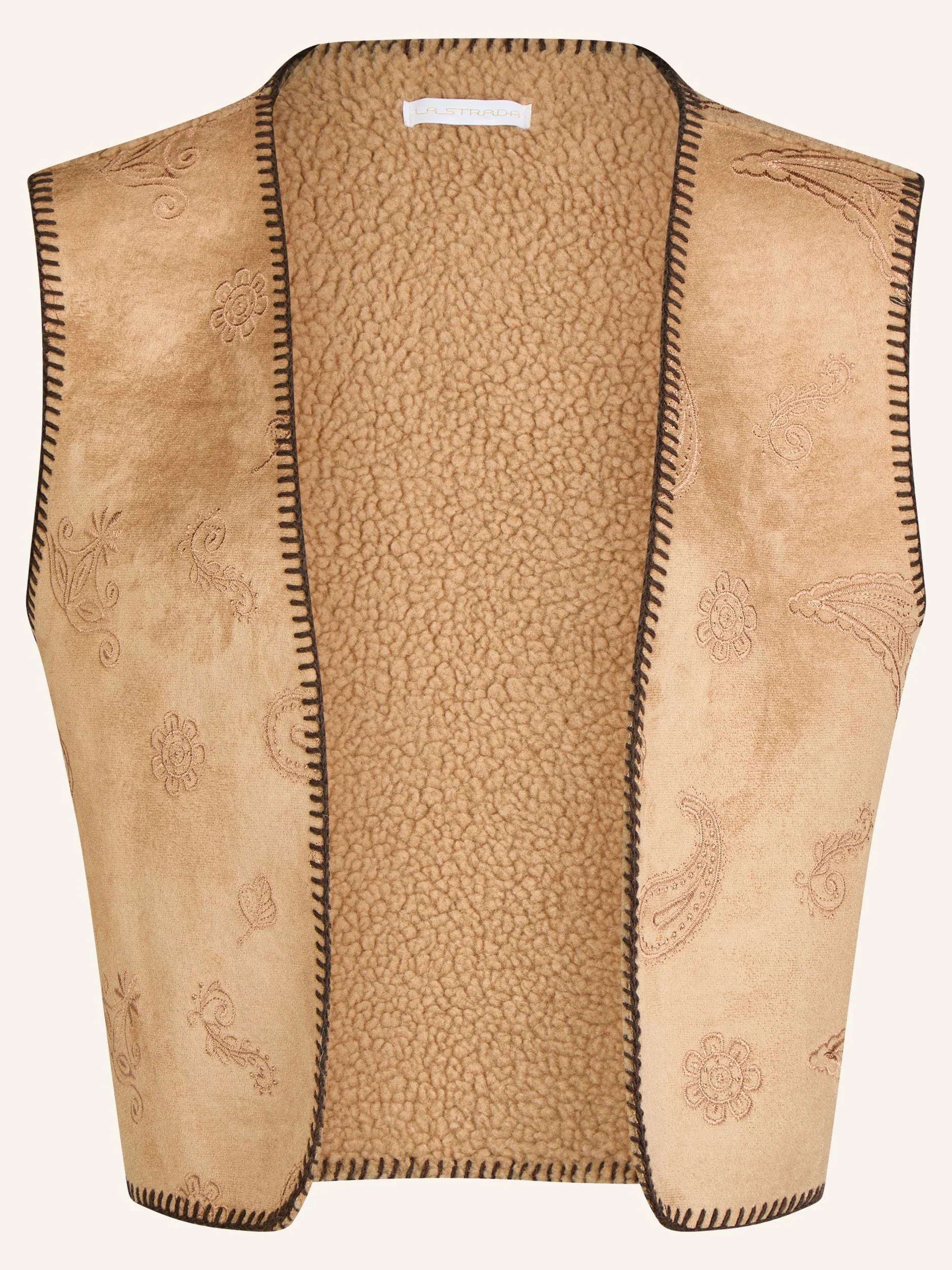Fellweste mit Stickdetails - Image 10