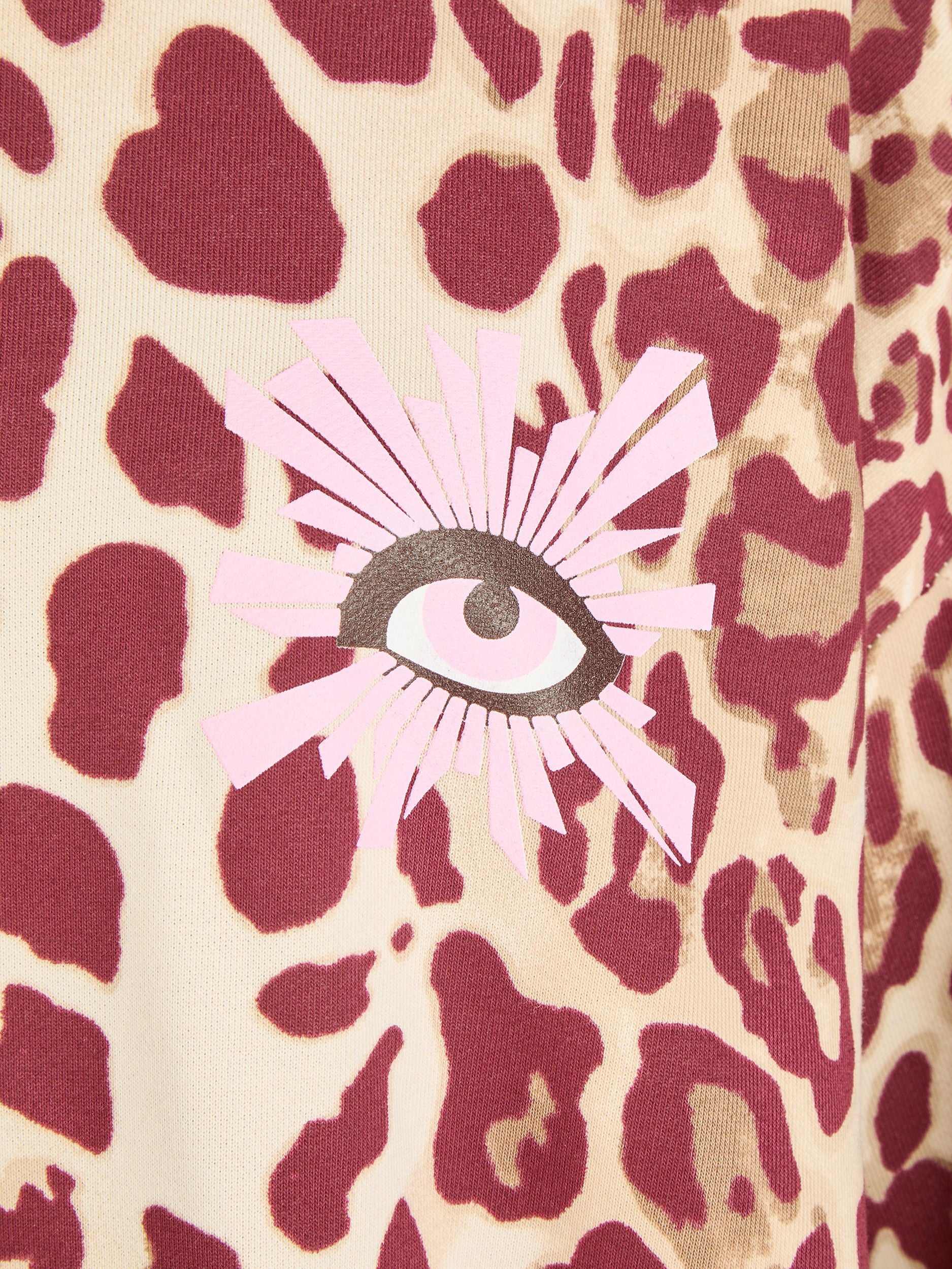 Hoodie mit Animal-Print und Eye-Motiv - Image 6