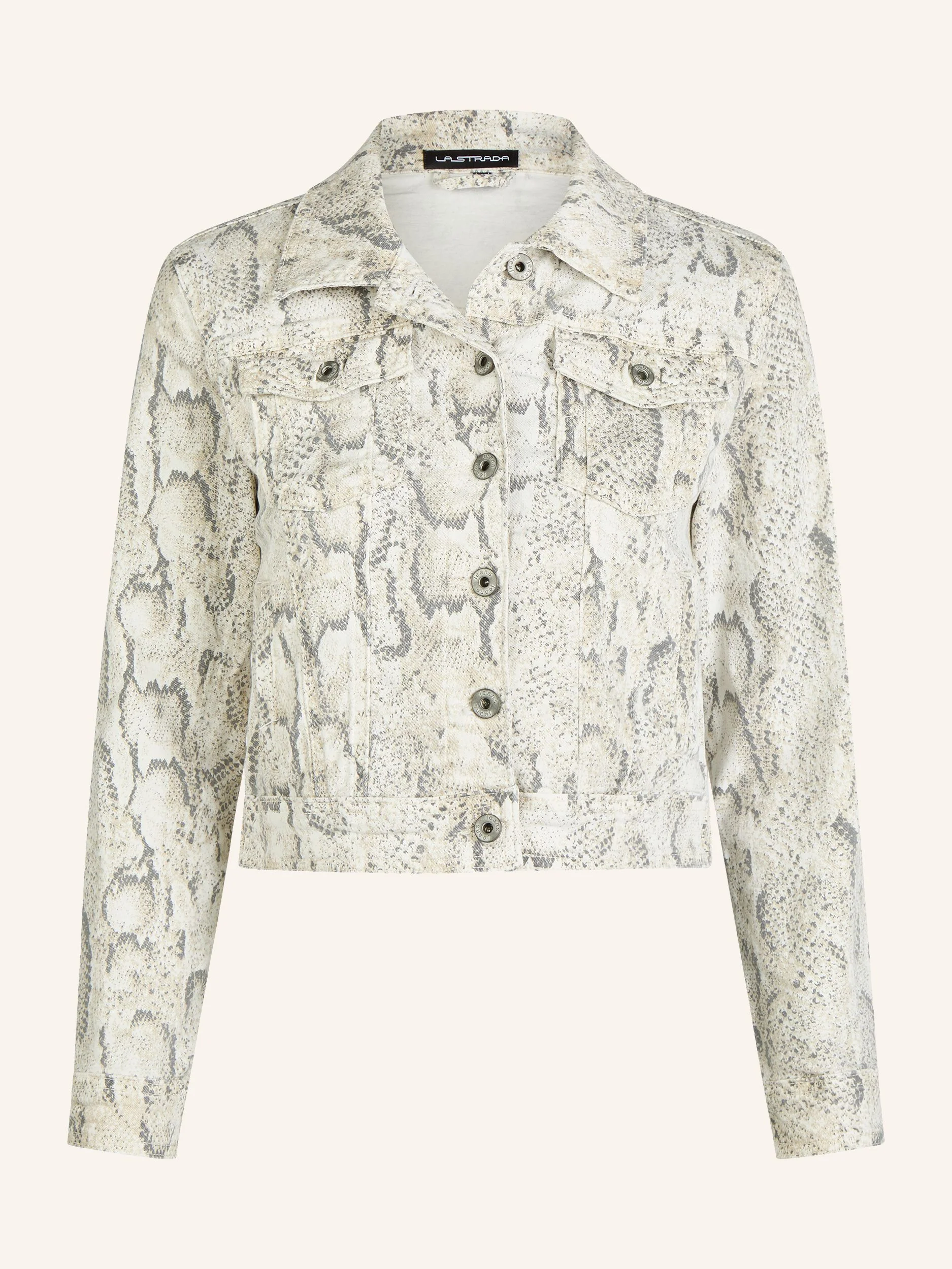 Kurze Jacke im Schlangenprint - Image 4