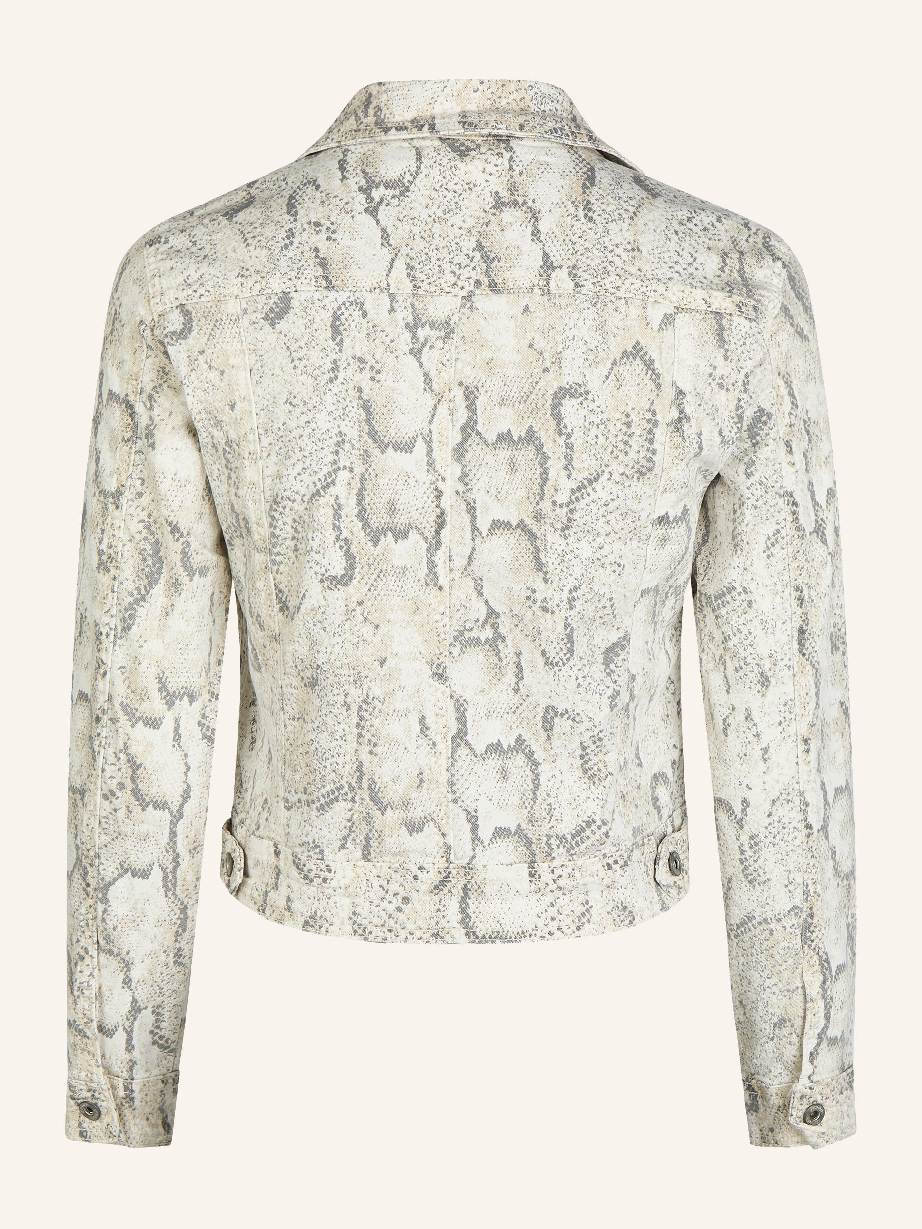 Kurze Jacke im Schlangenprint - Image 5