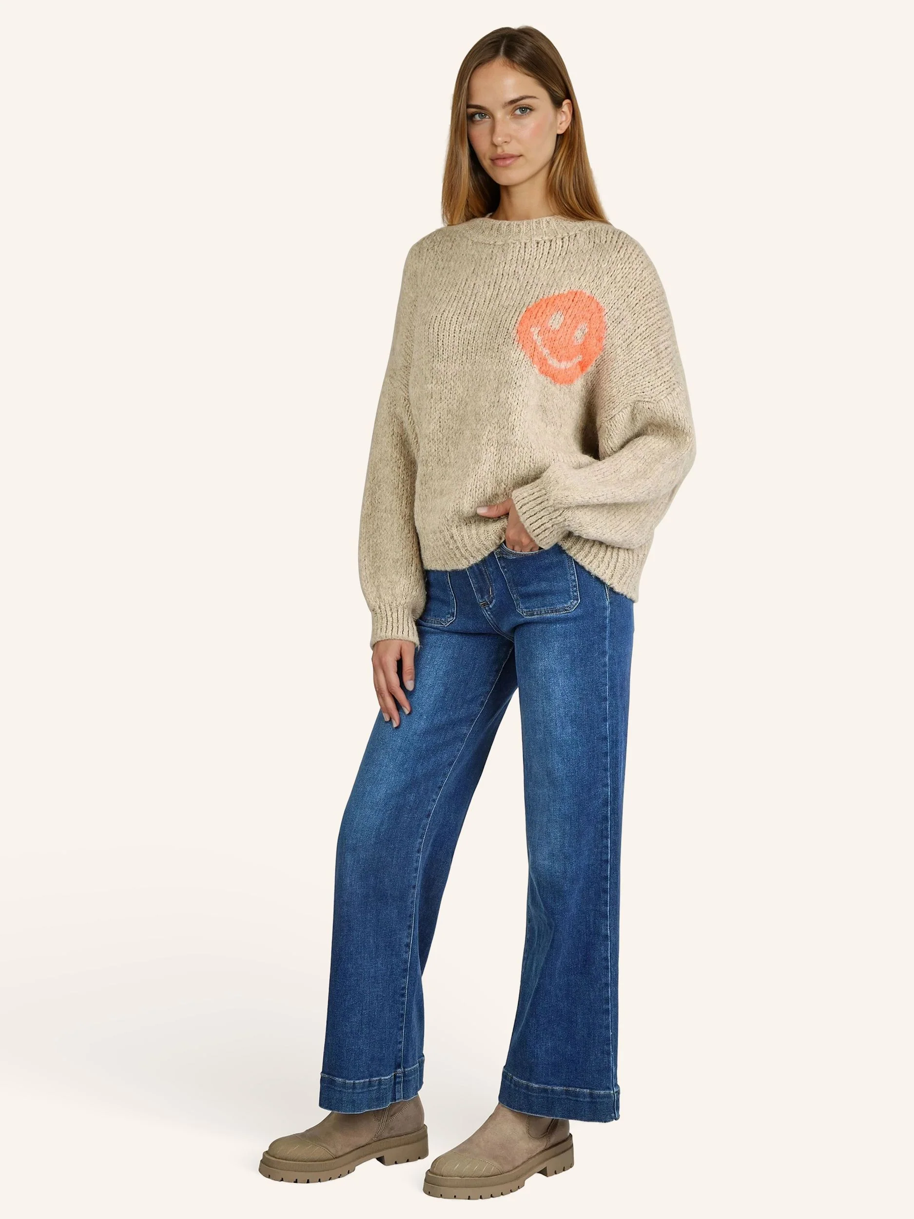 Statement-Strickpullover „Look Back“ - Image 4