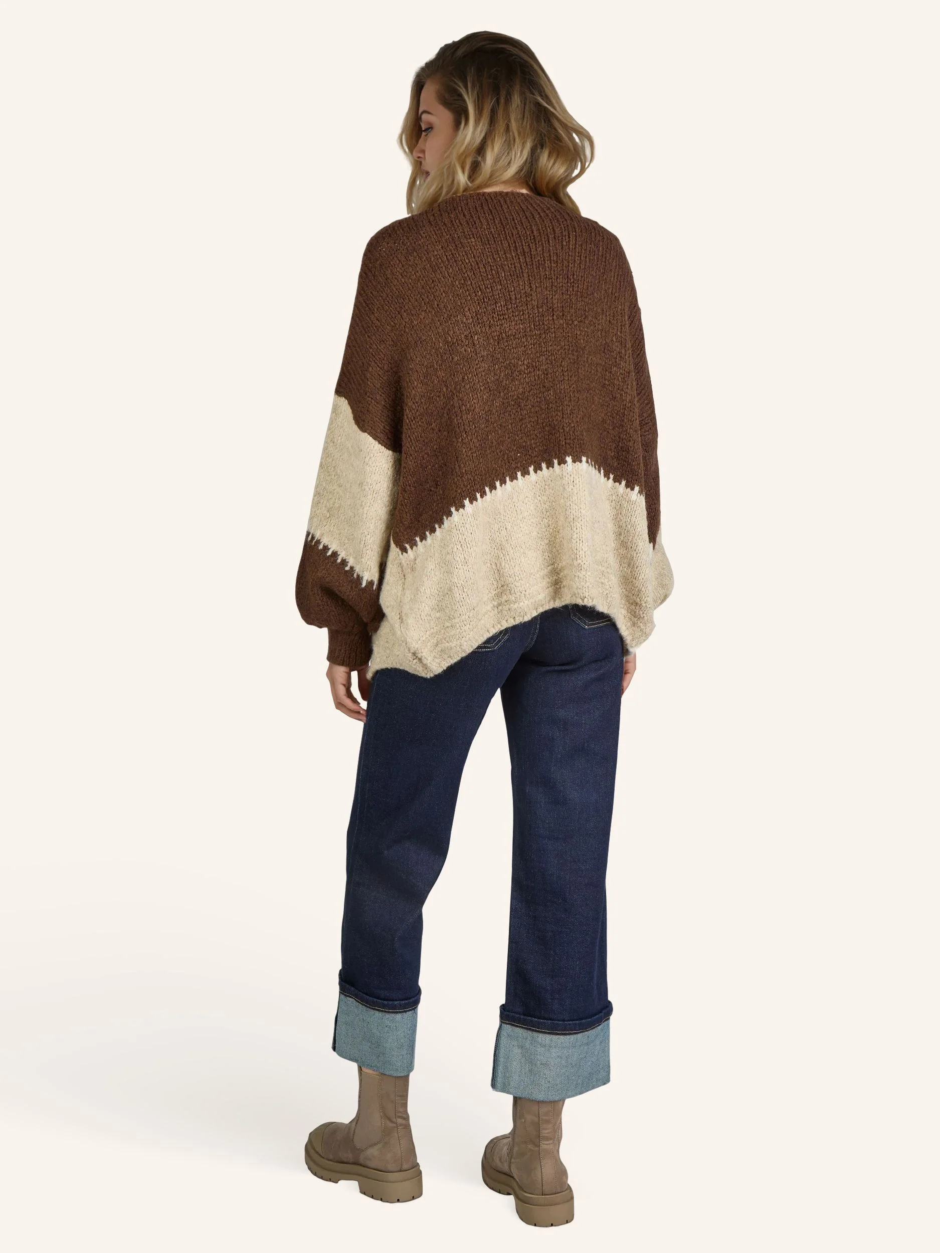 Strickjacke im Colorblock-Design - Image 9
