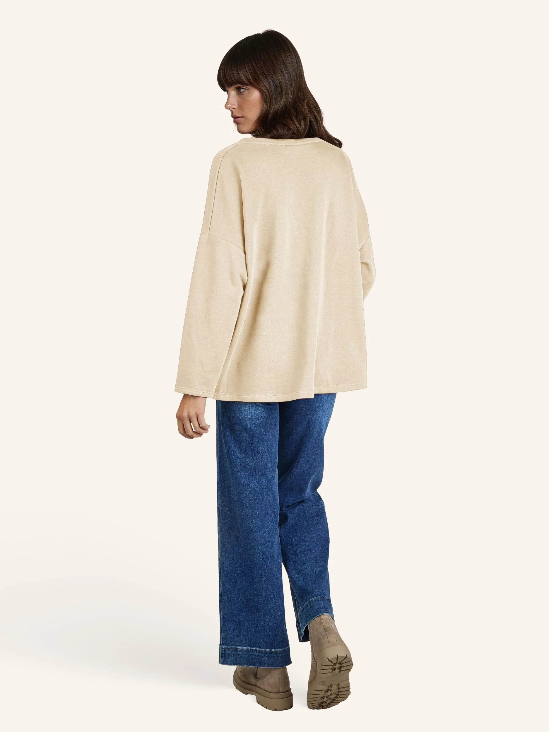 Sweatshirt mit Applikation - Image 3