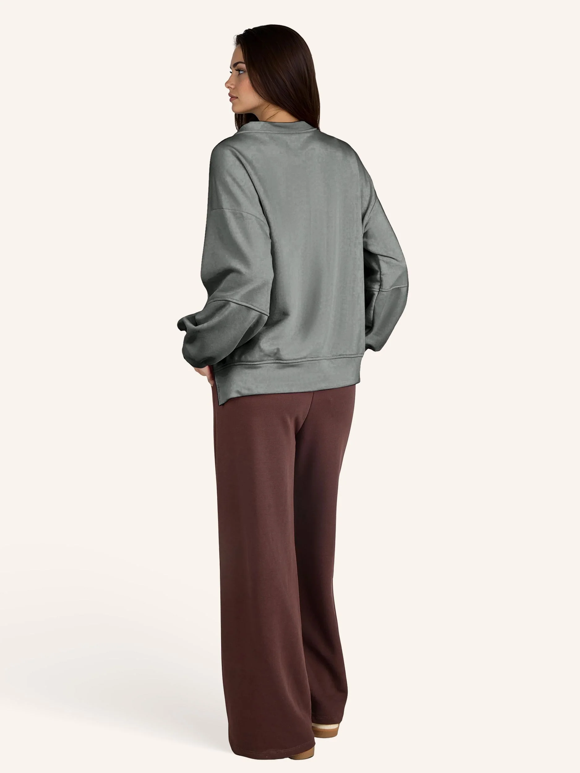 Sweatshirt mit Smiley Applikation - Image 15