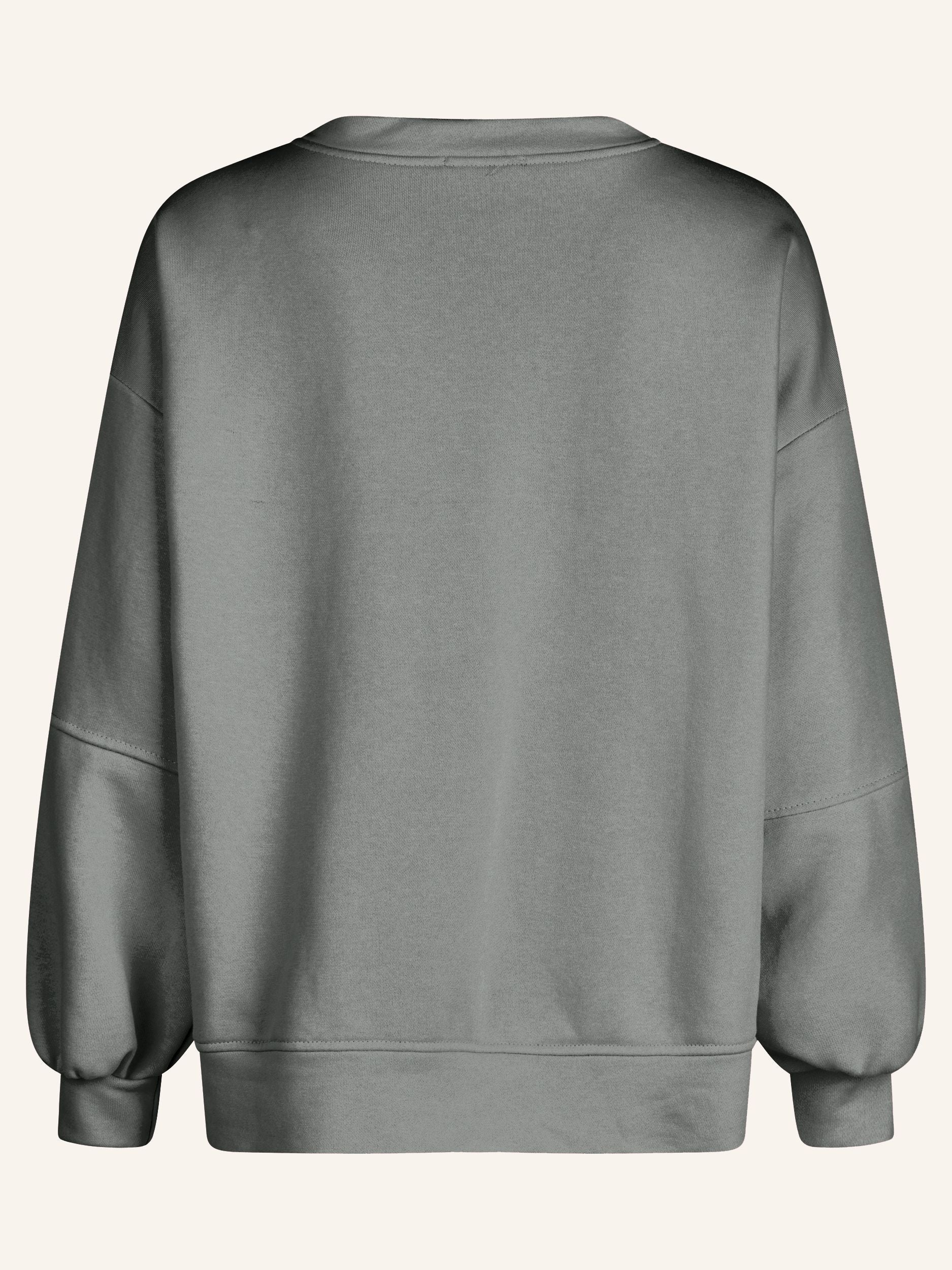 Sweatshirt mit Smiley Applikation - Image 17