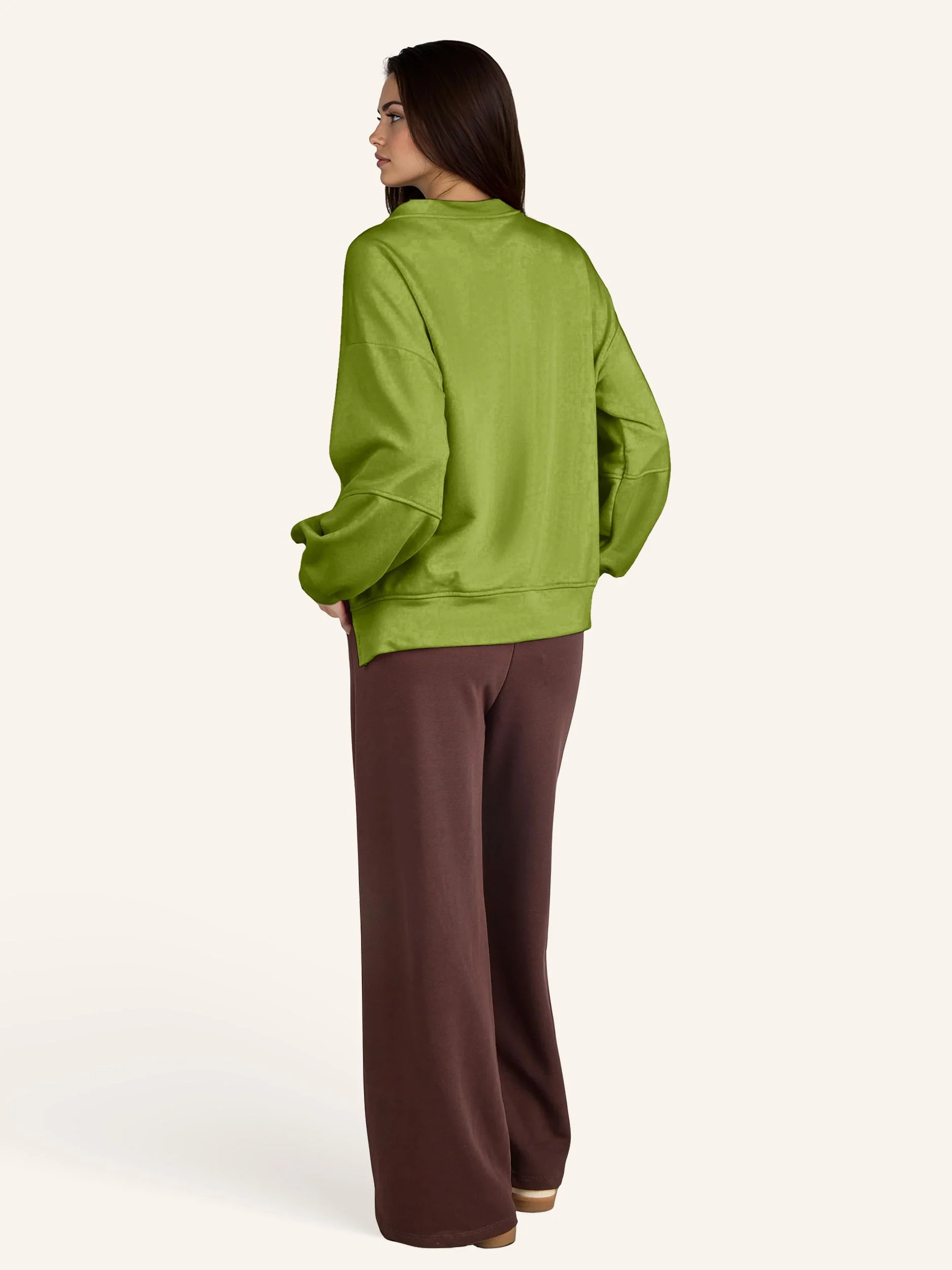 Sweatshirt mit Smiley Applikation - Image 4