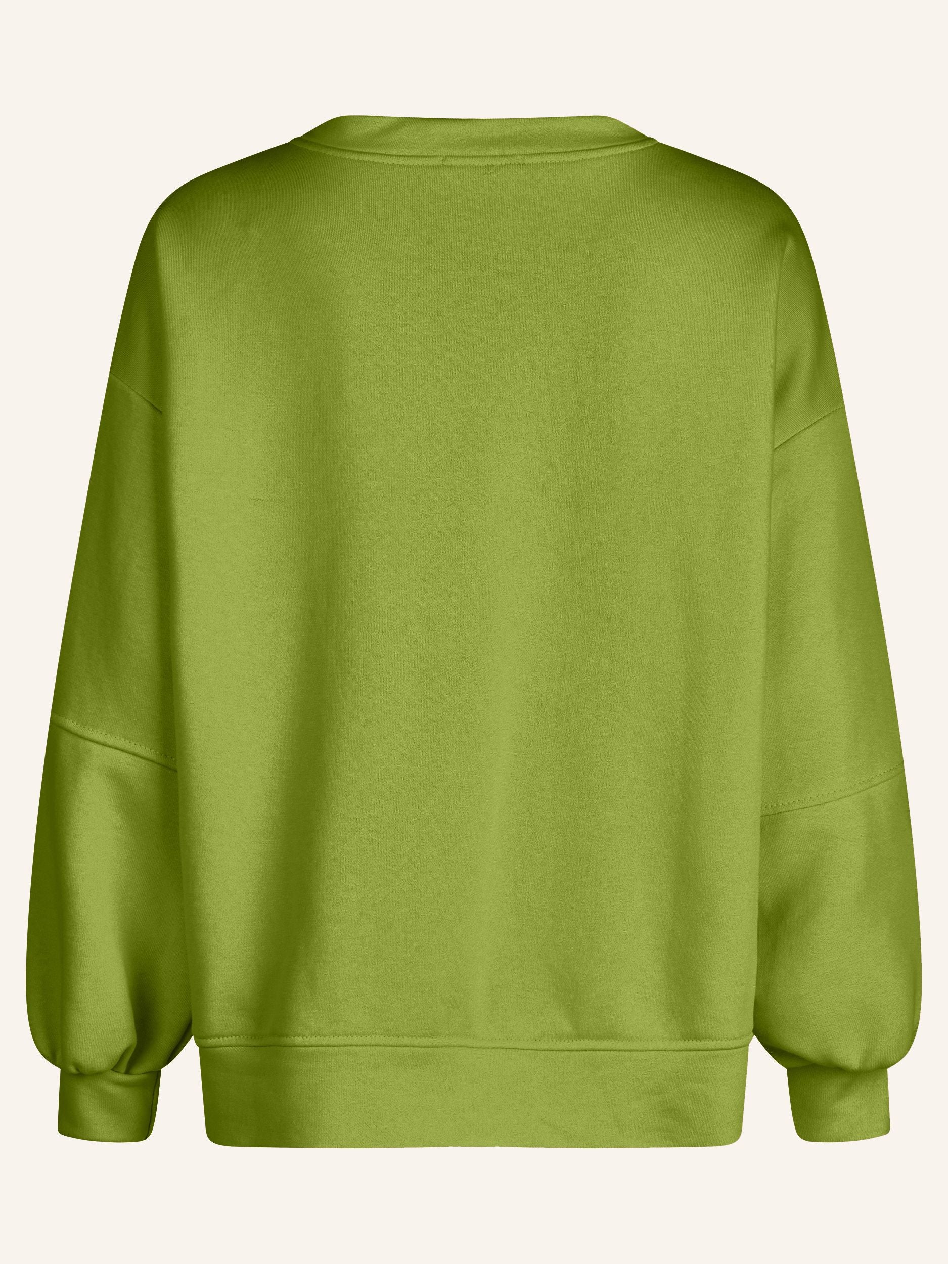 Sweatshirt mit Smiley Applikation - Image 5
