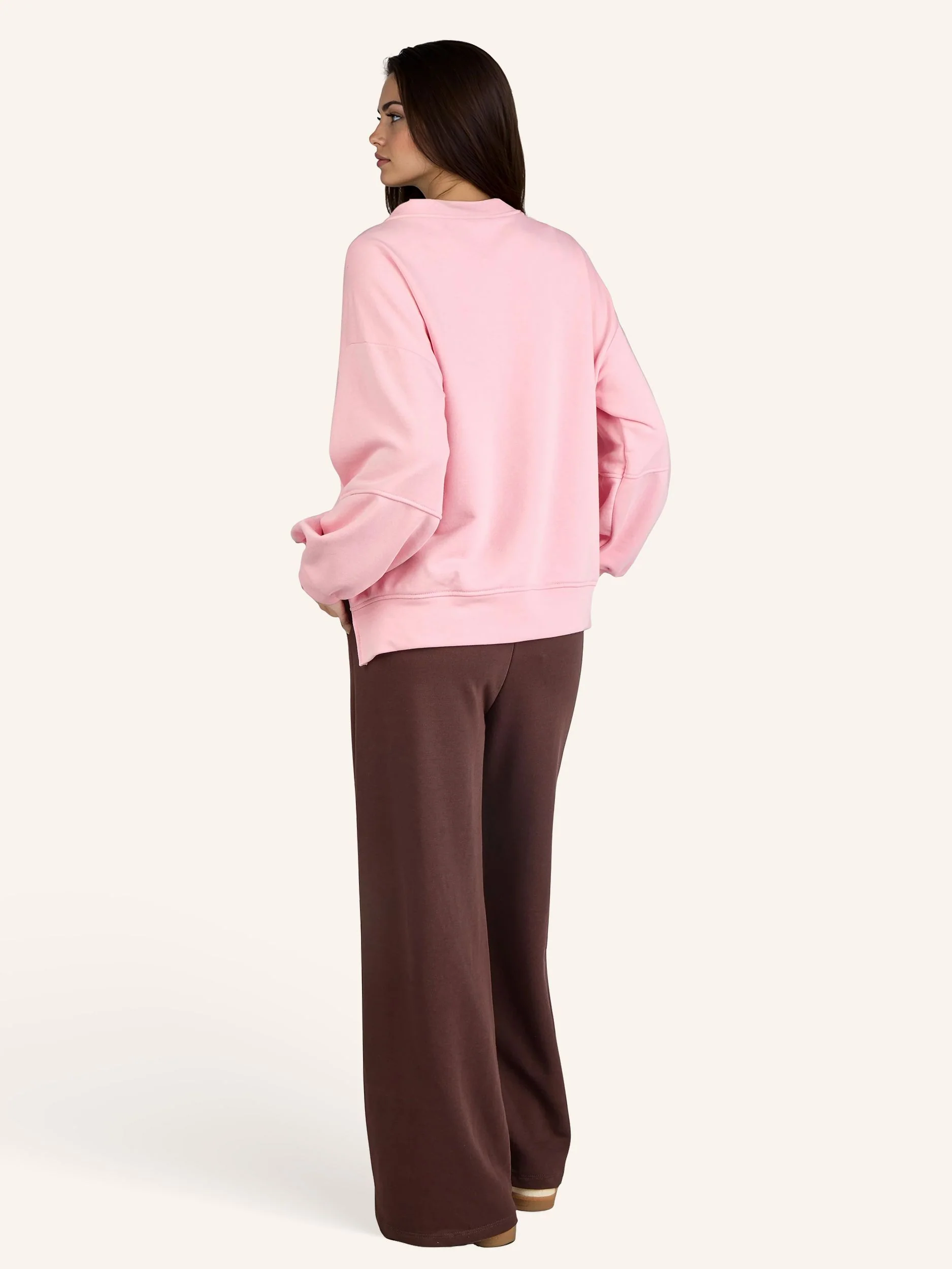 Sweatshirt mit Smiley Applikation - Image 9
